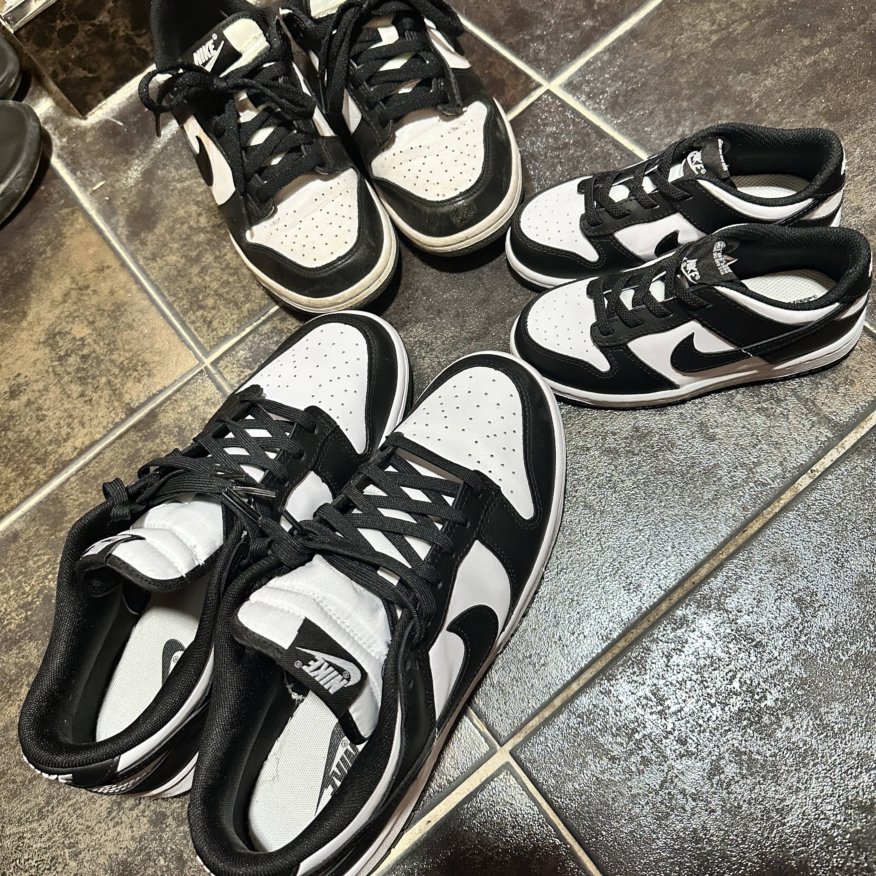 (TD) Nike Dunk Low Black, Nike Dunk Low Retro Black 착용 스타일 - 1