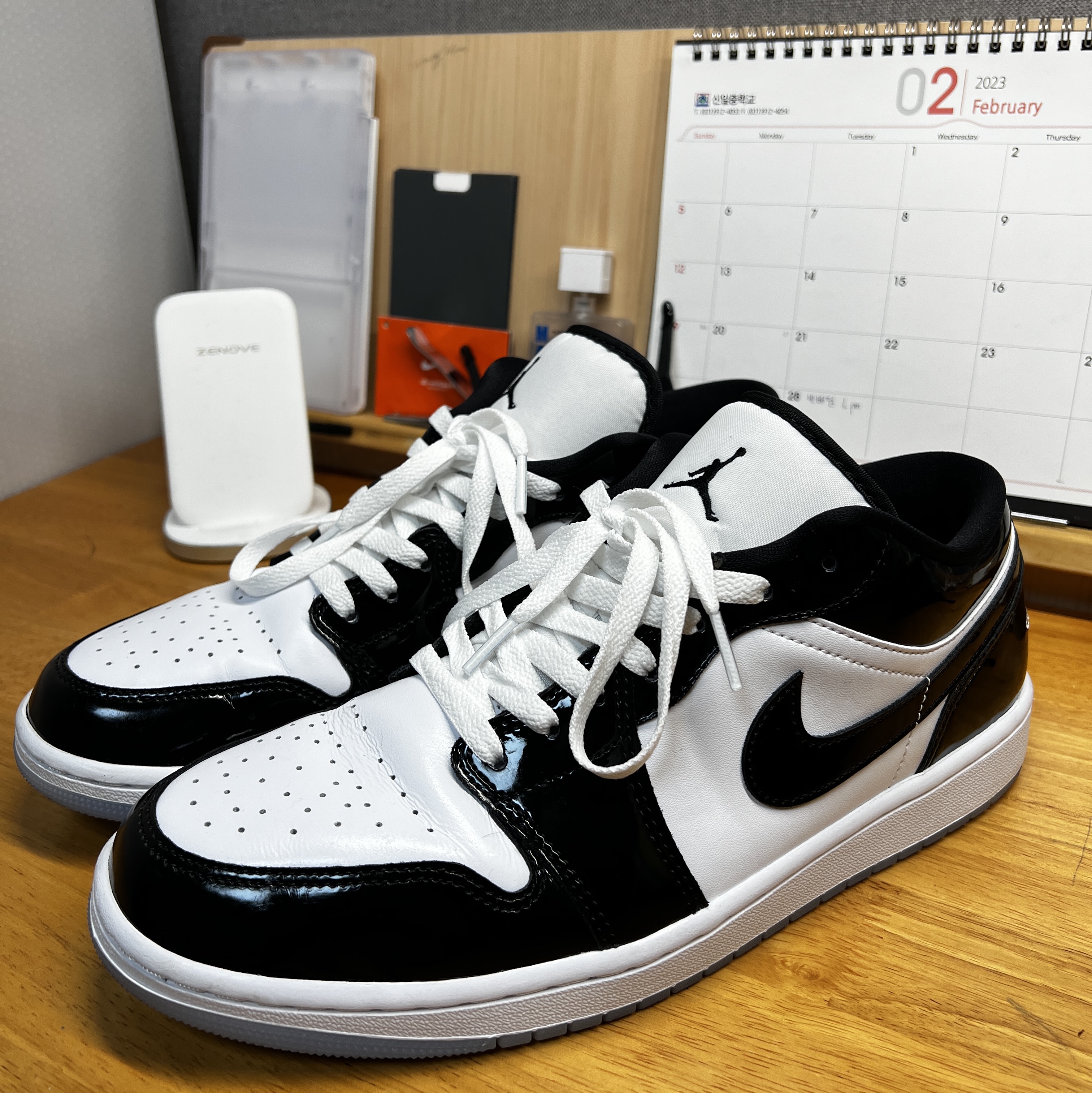 Jordan 1 Low SE Concord 착용 스타일 - 1