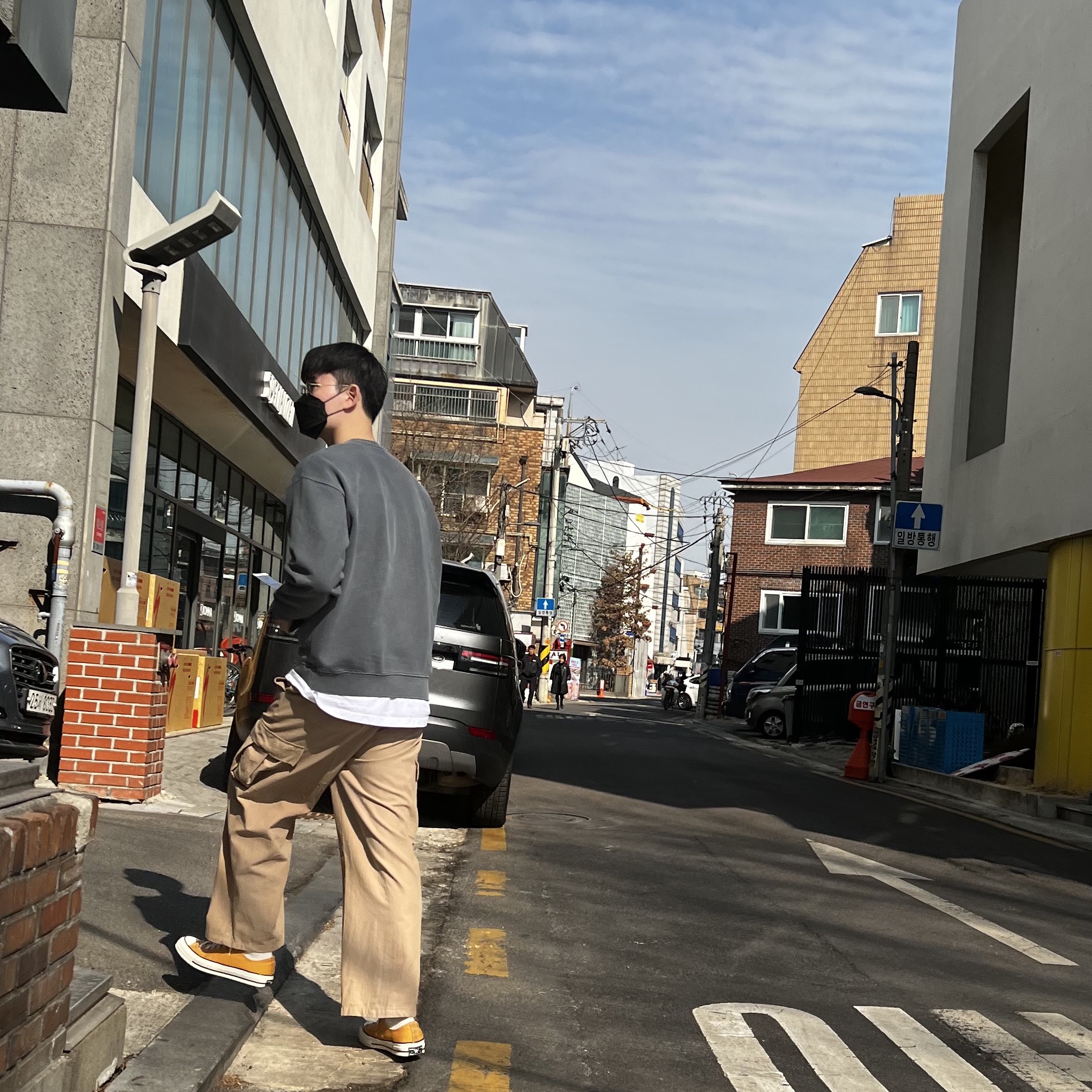 Converse Chuck 70 Ox Vintage Canvas Sunflower 착용 스타일