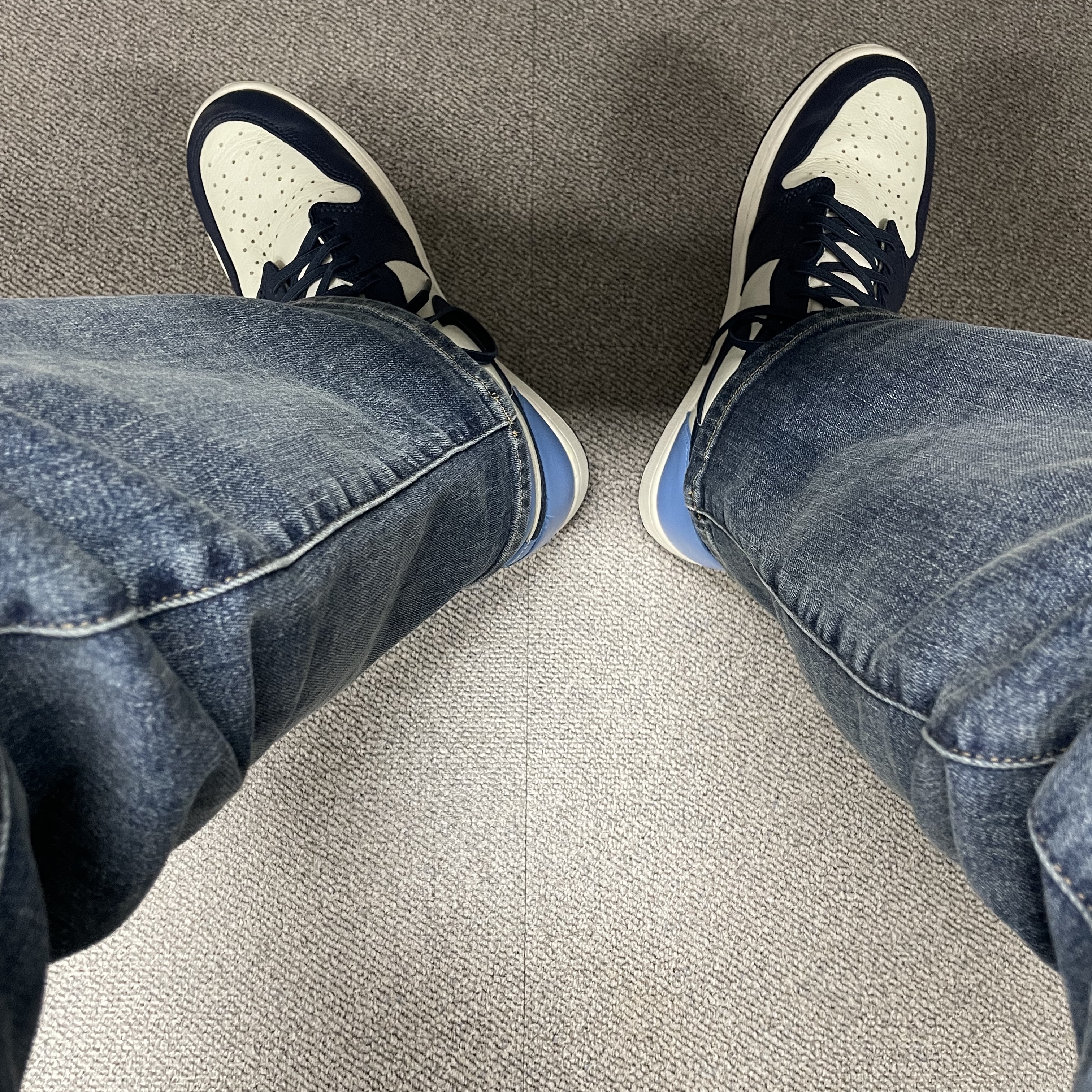 Jordan 1 Retro High Obsidian UNC 착용 스타일