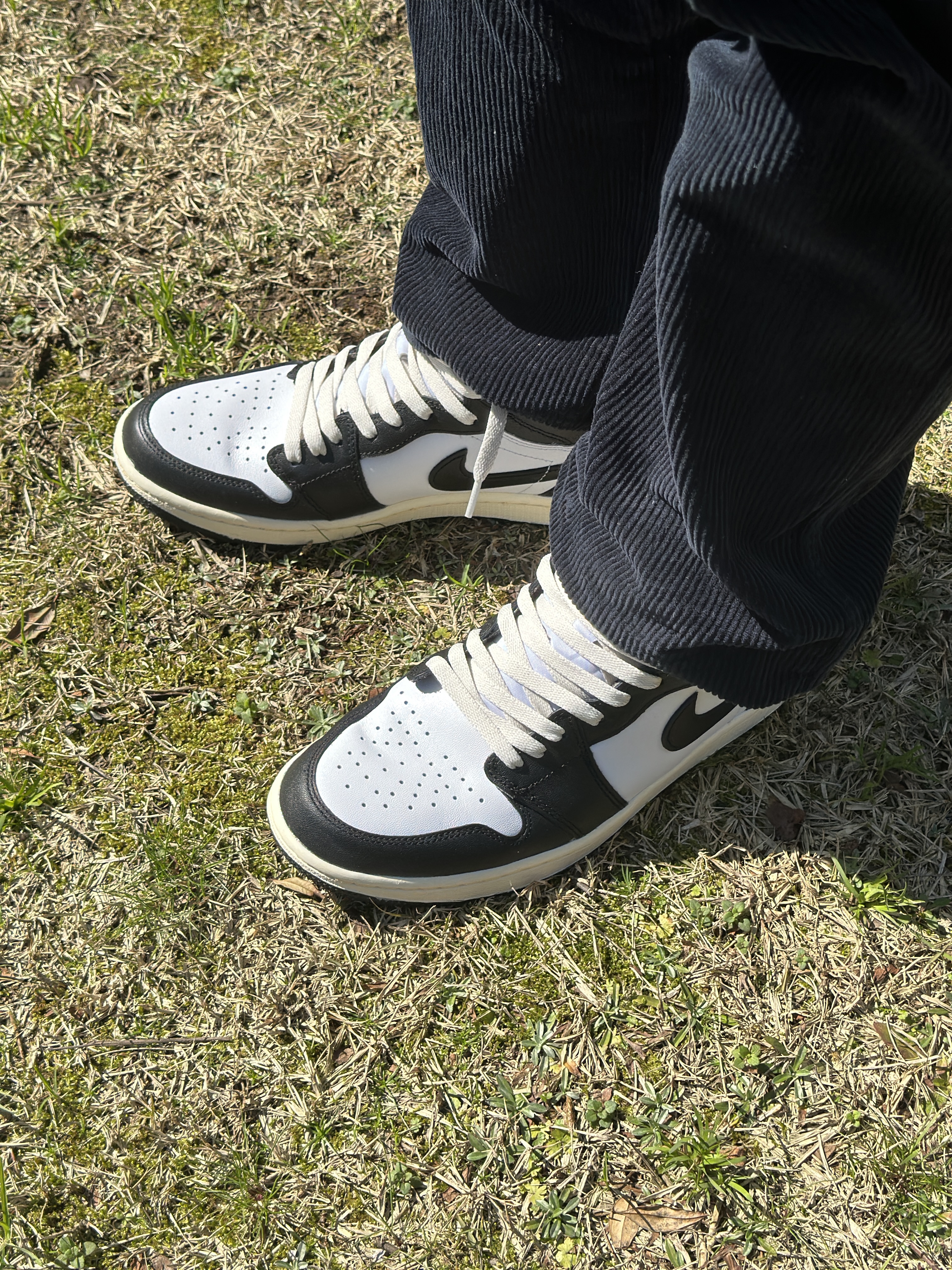 Jordan 1 High Golf White Black 착용 스타일 - 2