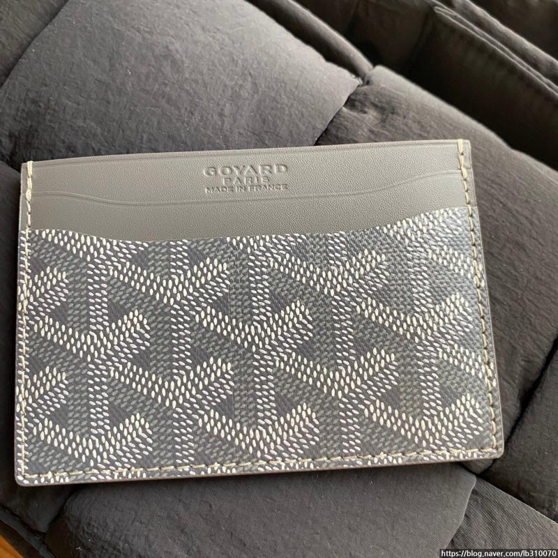 Goyard Saint Sulpice Card Holder Grey 착용 스타일 - 2