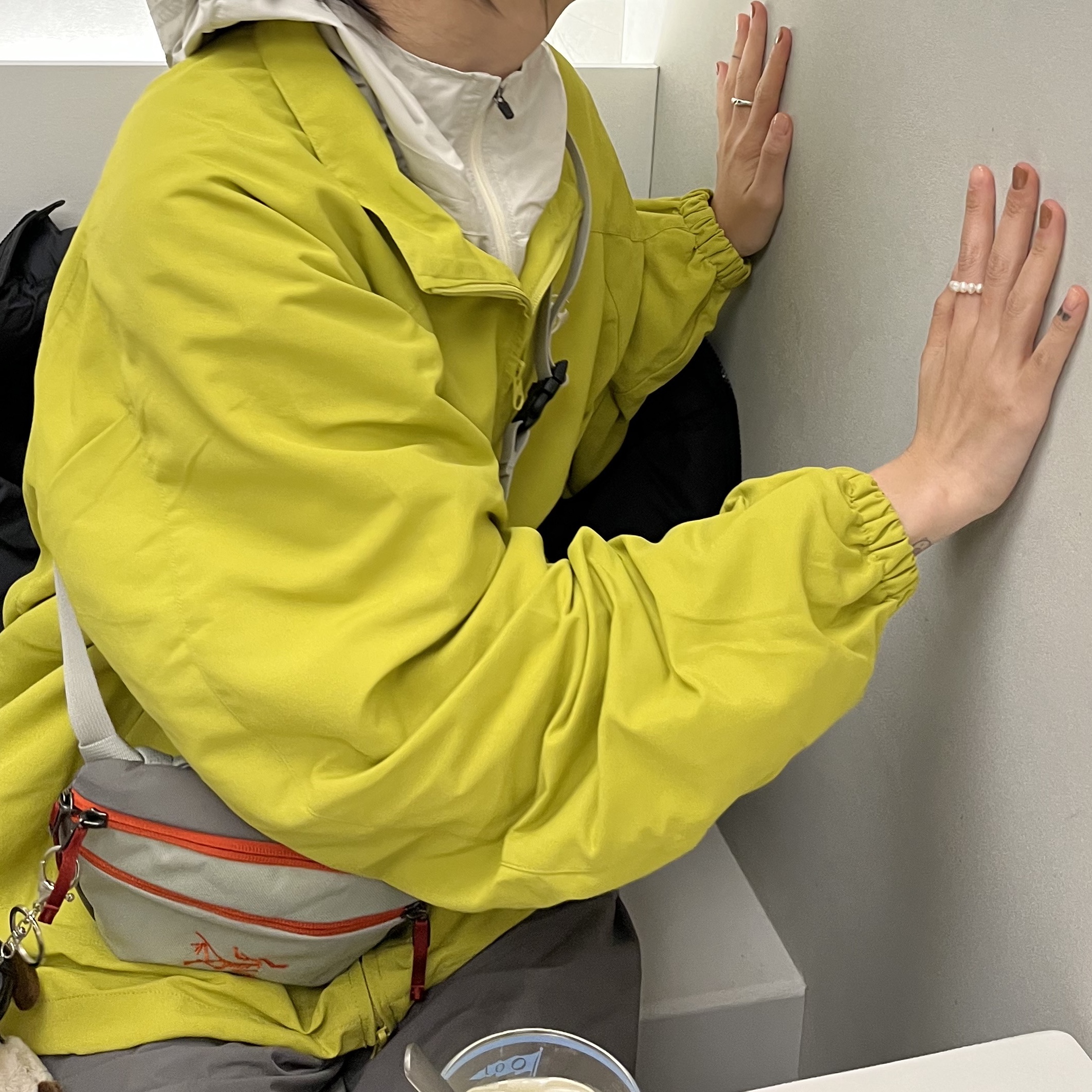 Sansan Gear Docking Jacket Lime - 22FW, Arc'teryx Mantis 1 Waistpack Habitat Forage 착용 스타일