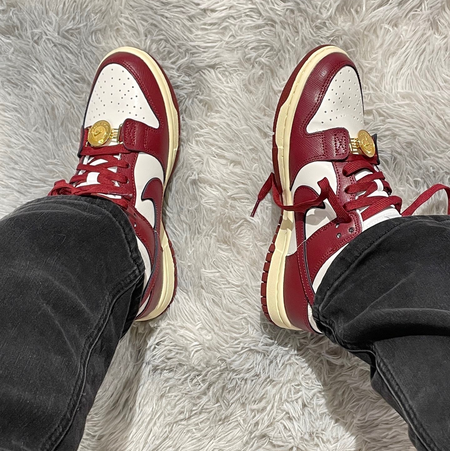 (W) Nike Dunk Low SE Pendant 착용 스타일 - 4