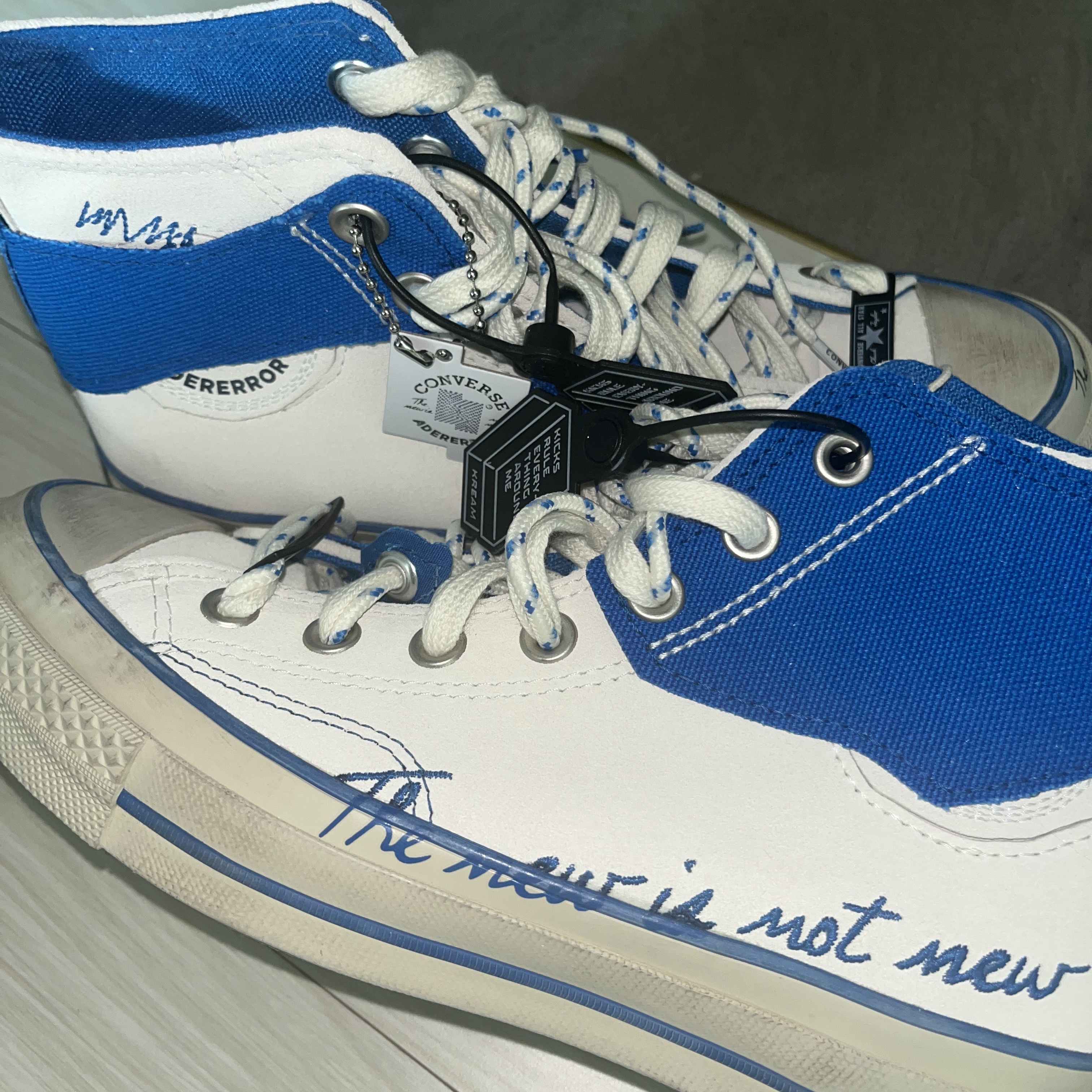 Converse x Ader Error Chuck 70 High White 착용 스타일