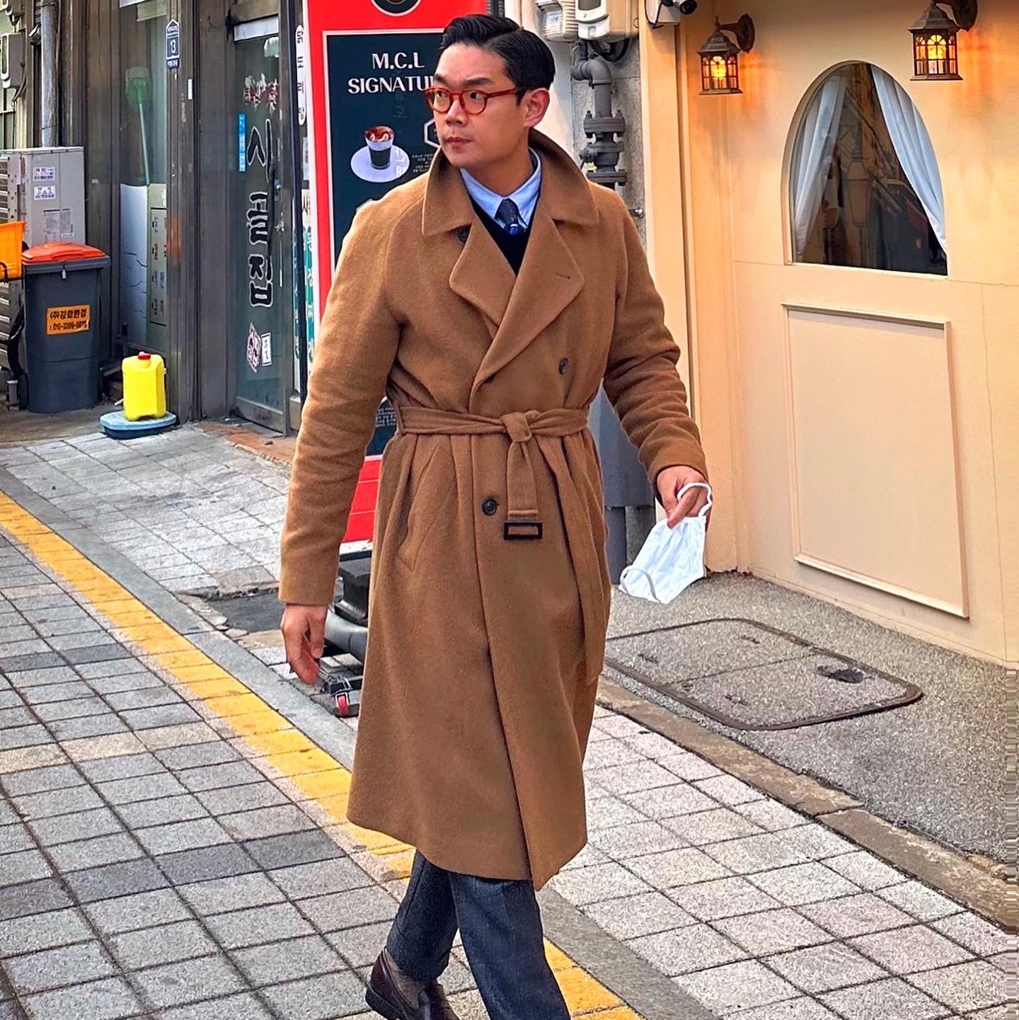[30% 적립] Polo Ralph Lauren Classic Fit Garment Dyed Oxford Shirt White 착용 스타일 - 3
