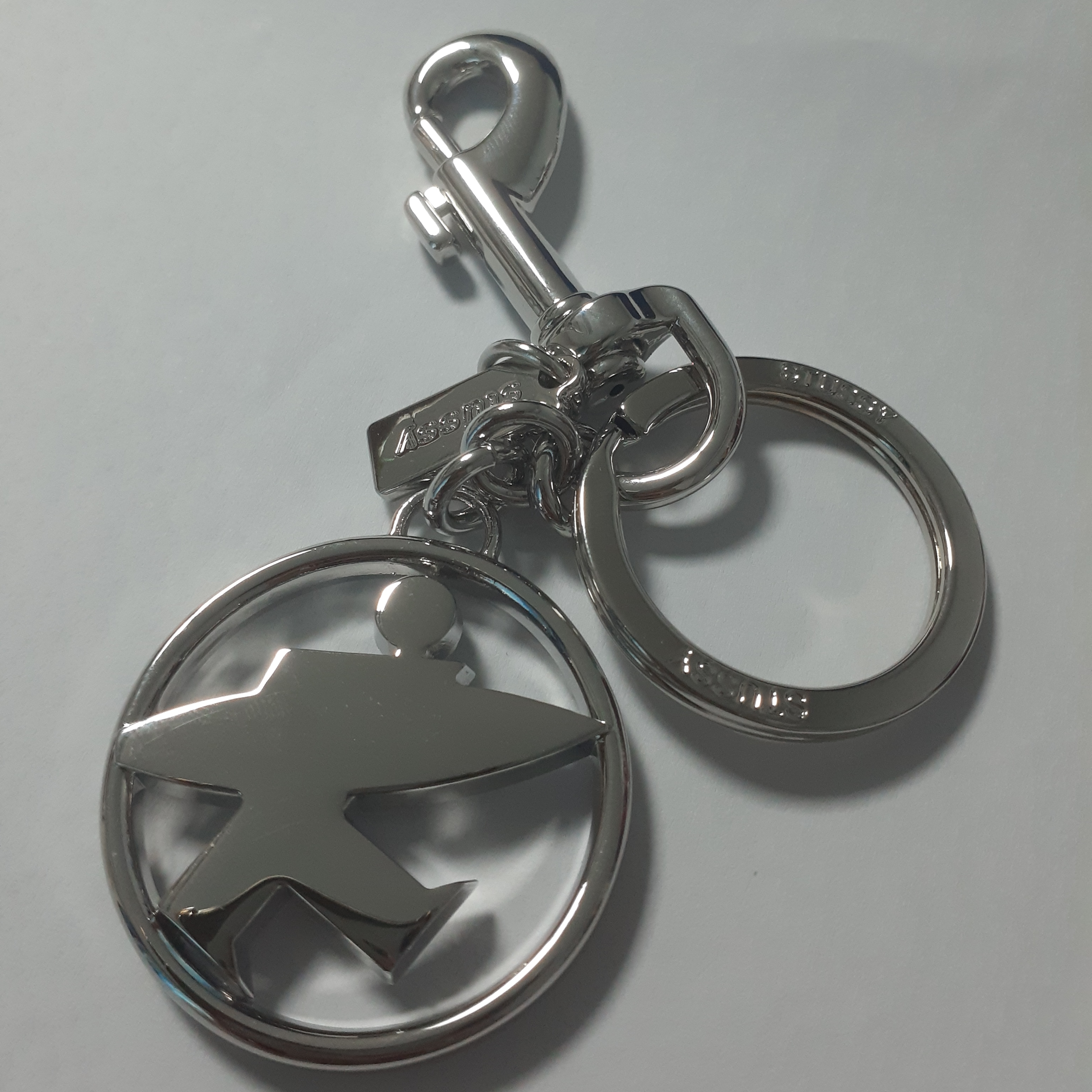 STUSSY SURFMAN KEYCHAIN キーチェーン キーホルダー | lockerdays.com