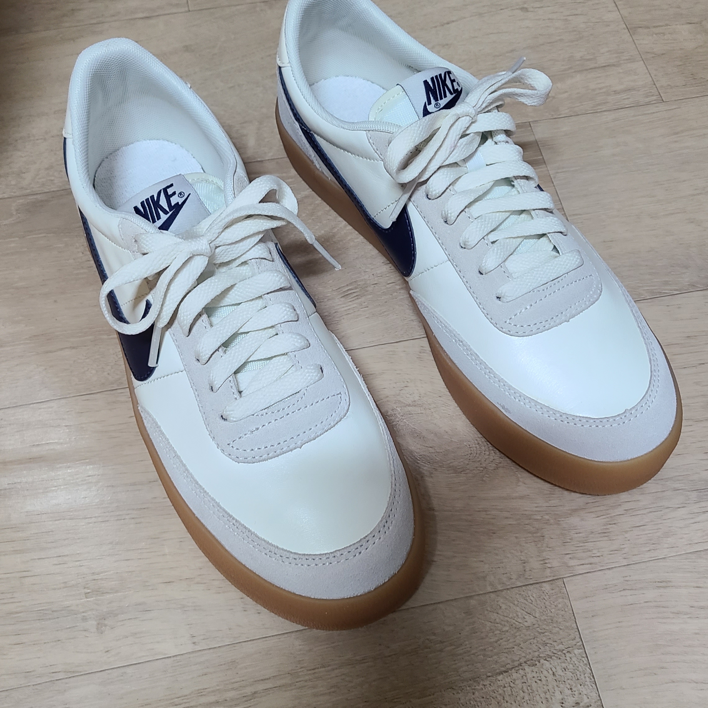 Nike x J.Crew Killshot 2 Sail Midnight Navy 착용 스타일 - 1