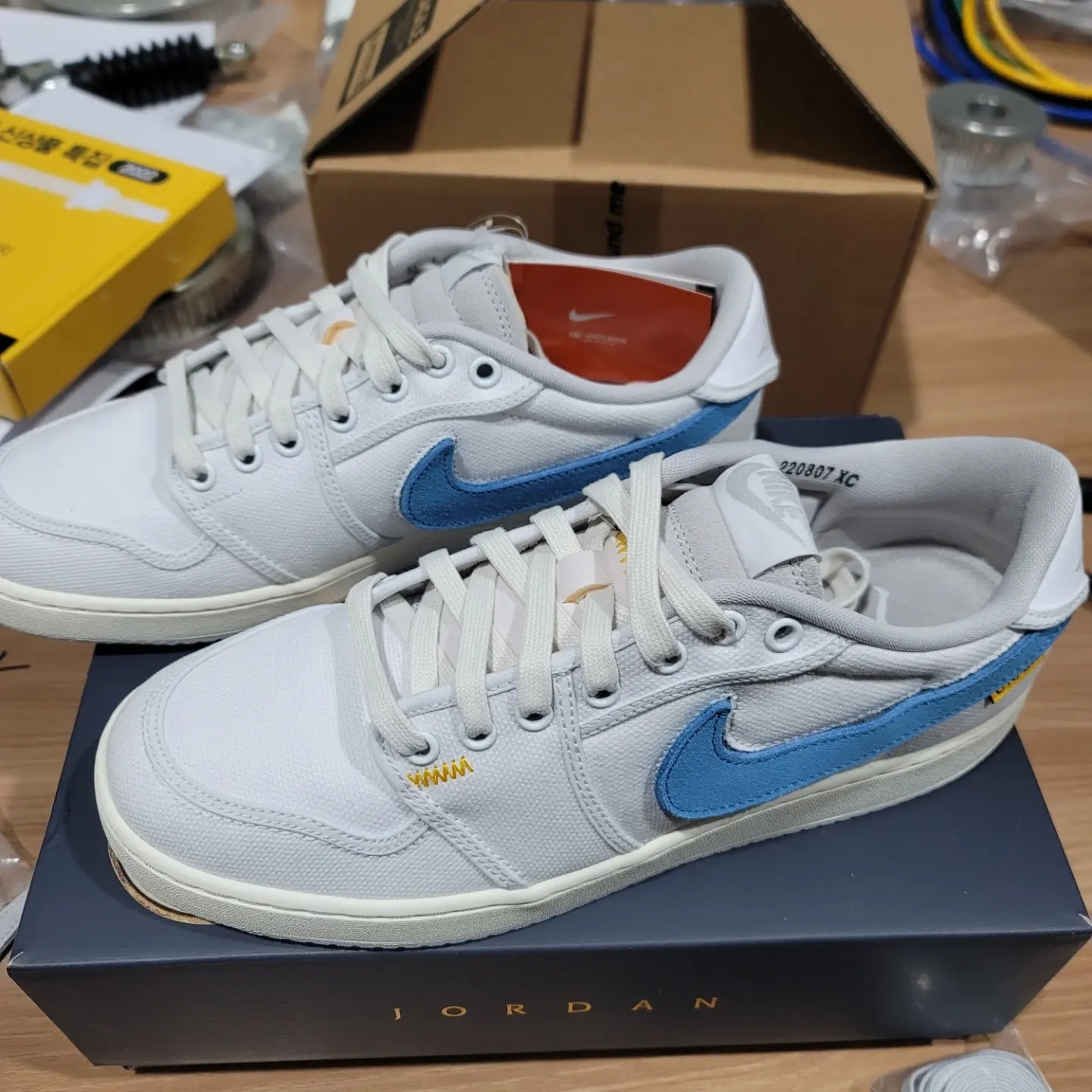Jordan 1 x Union KO Low White 착용 스타일 - 2