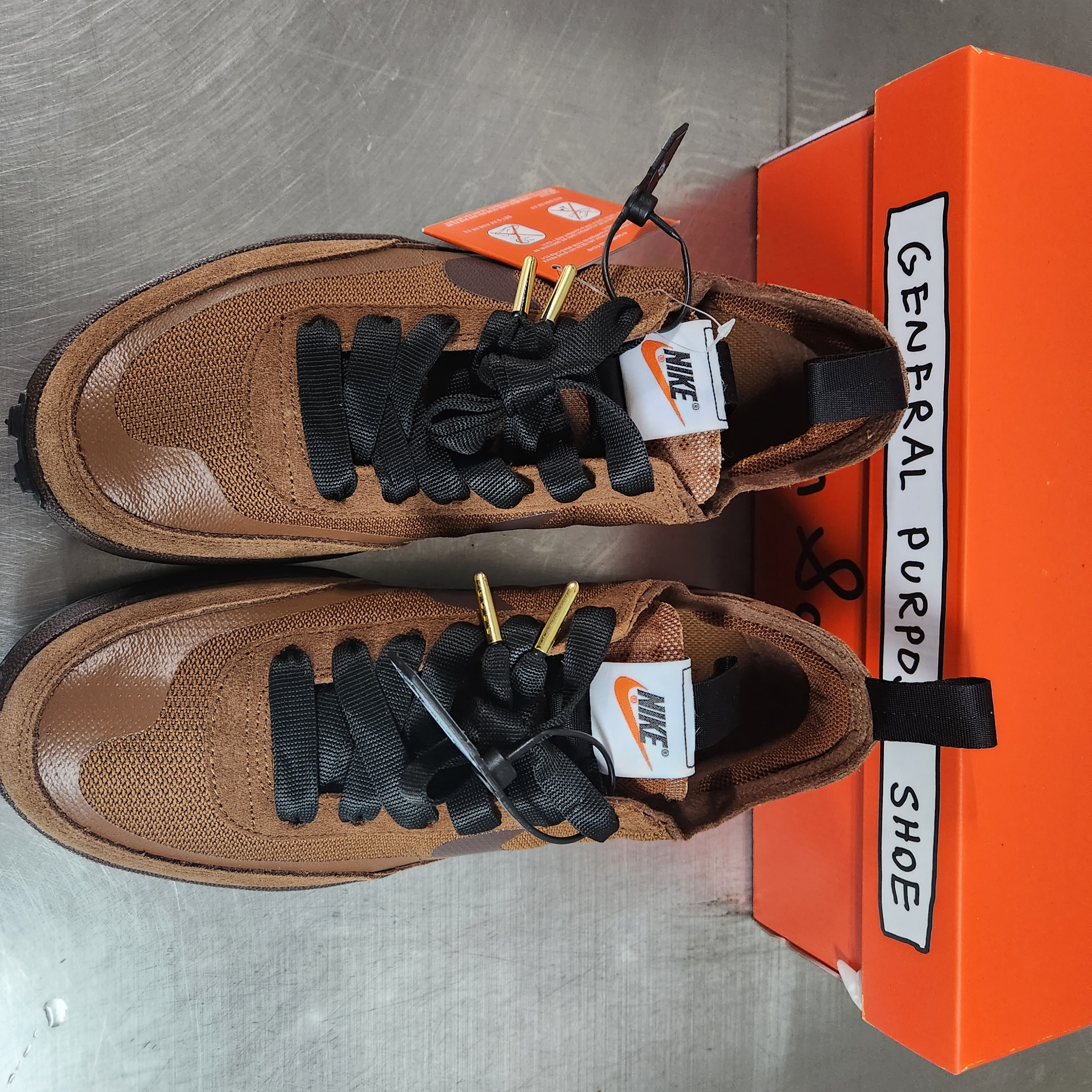 Nike x Tom Sachs General Purpose Shoe Brown 착용 스타일 - 2