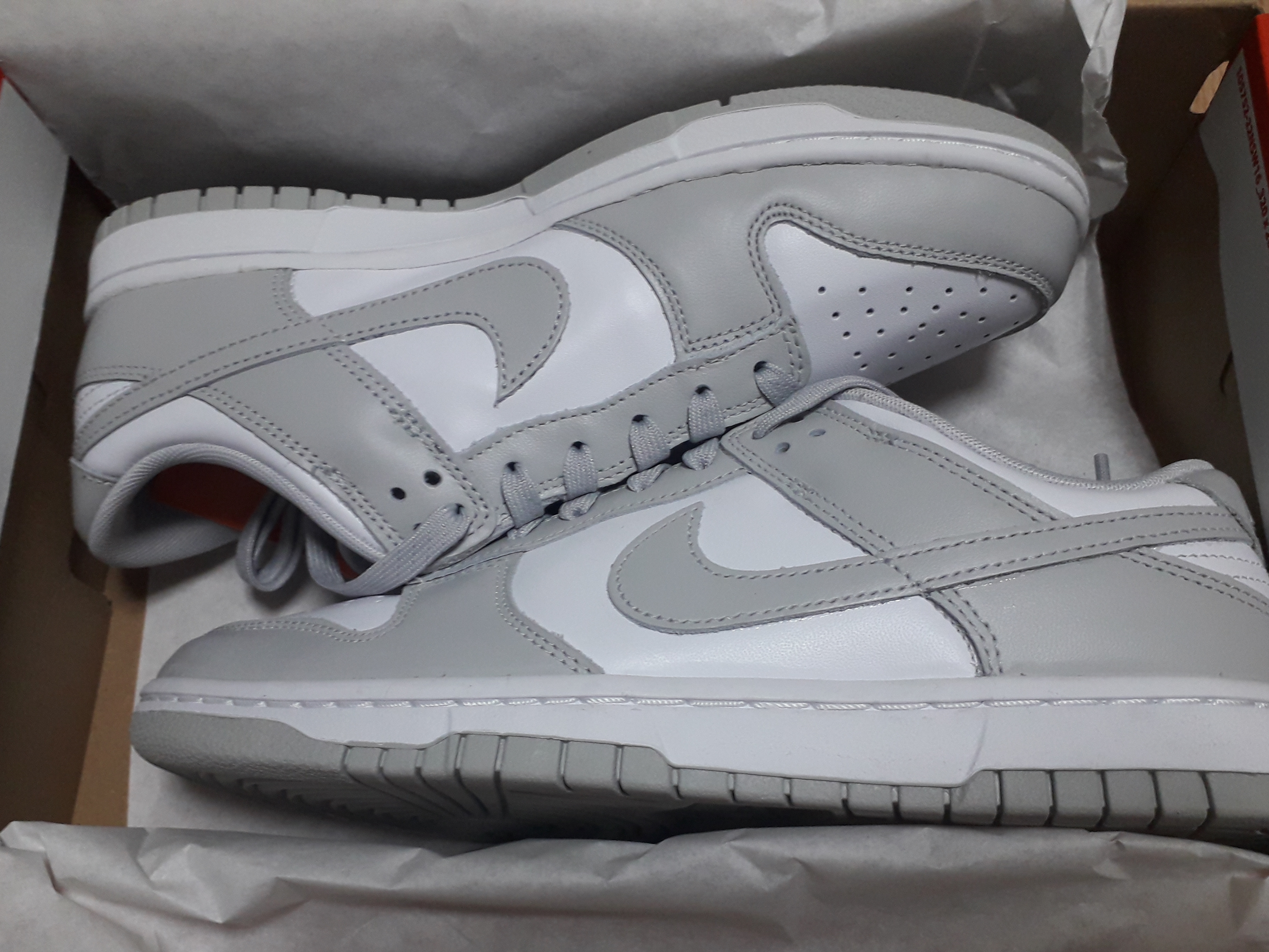 Nike Dunk Low Retro Grey Fog 착용 스타일 - 1