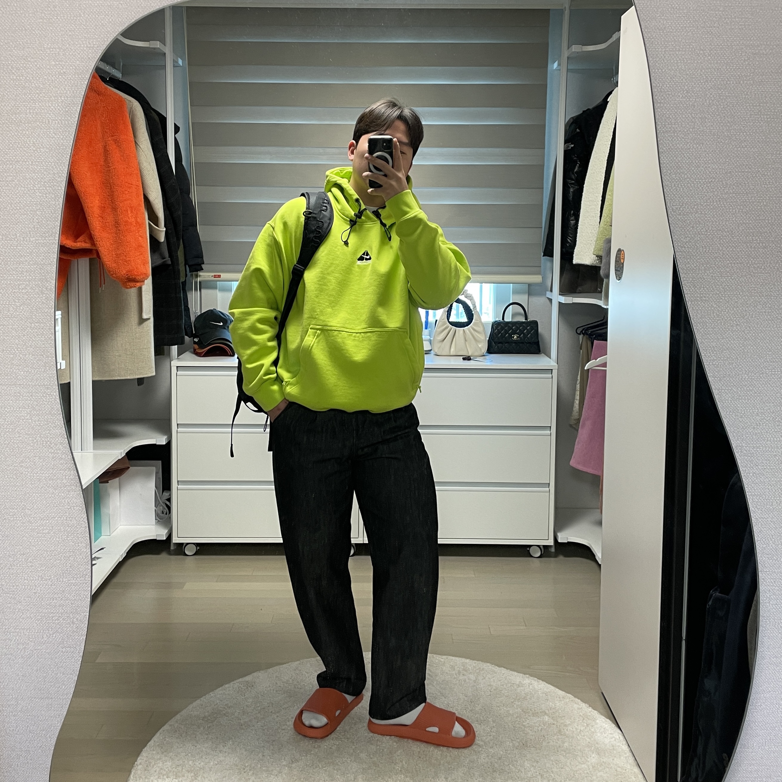 Nike ACG Therma-Fit Pullover Fleece Hoodie Cyber- US/EU 착용 스타일 - 3