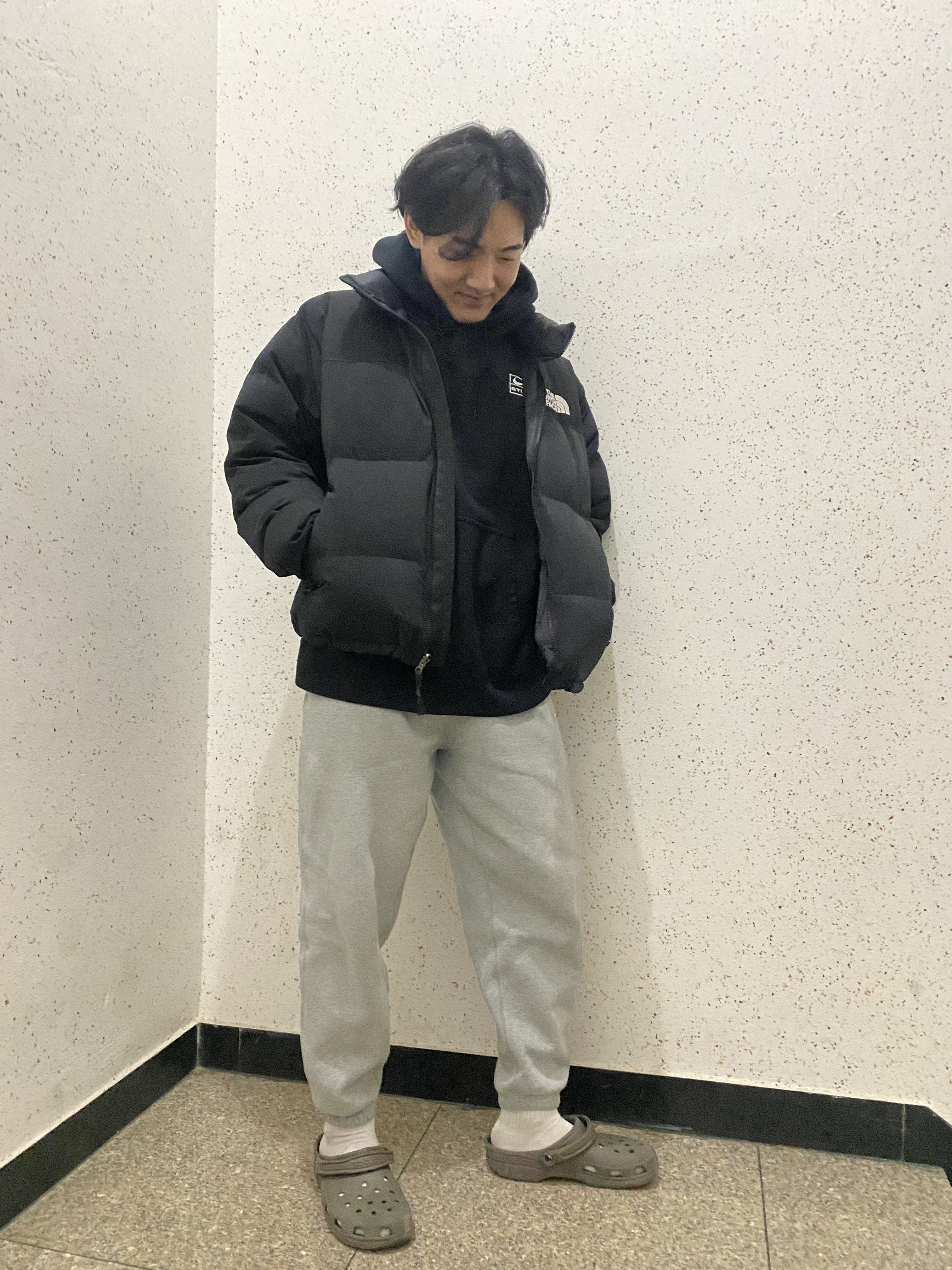 Nike x Stussy NRG RA Washed Pullover Hoodie Black (DN4028-010) 착용 스타일