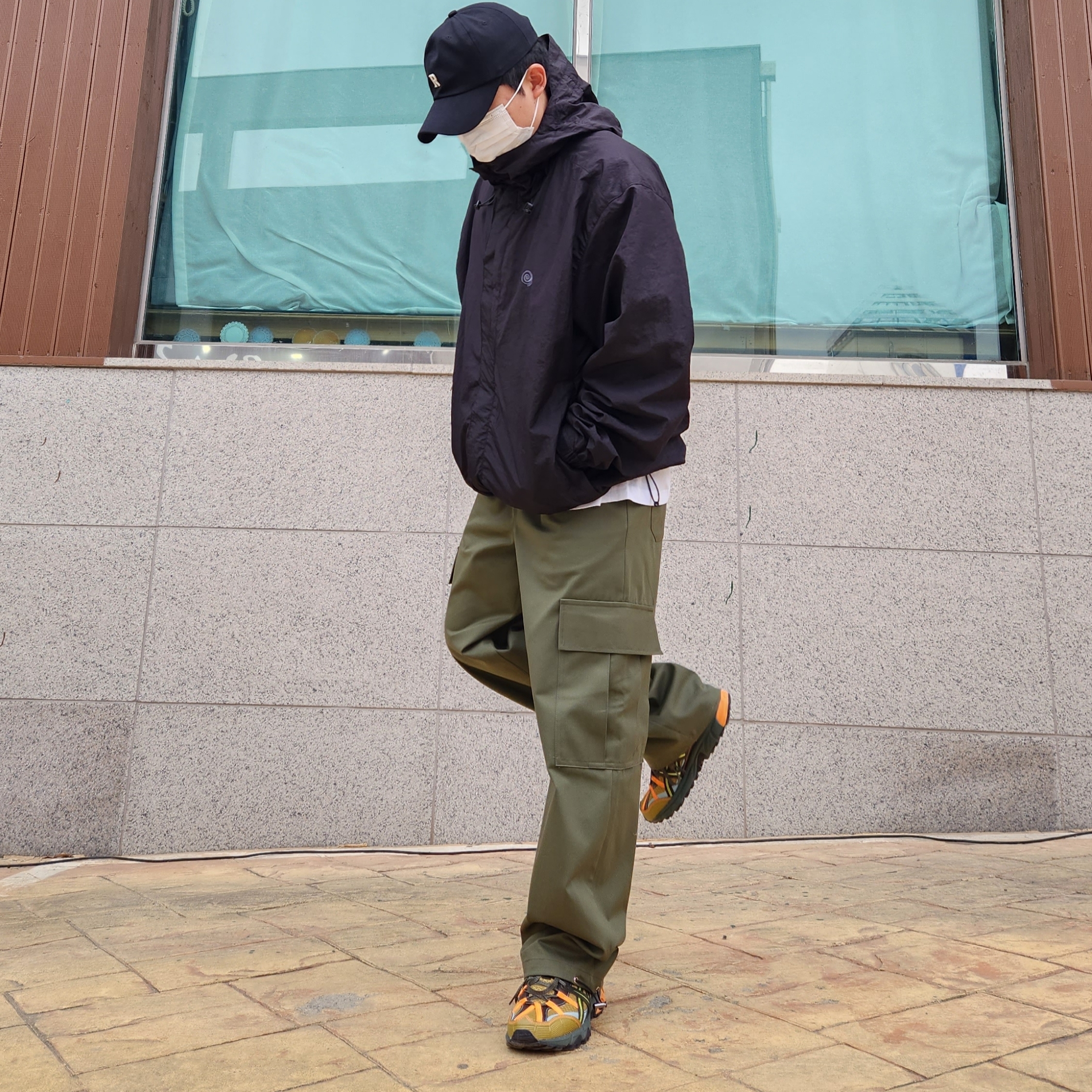 Asics x Andersson Bell Gel-Sonoma 15-50 Olive Oil Dark Brown 착용 스타일