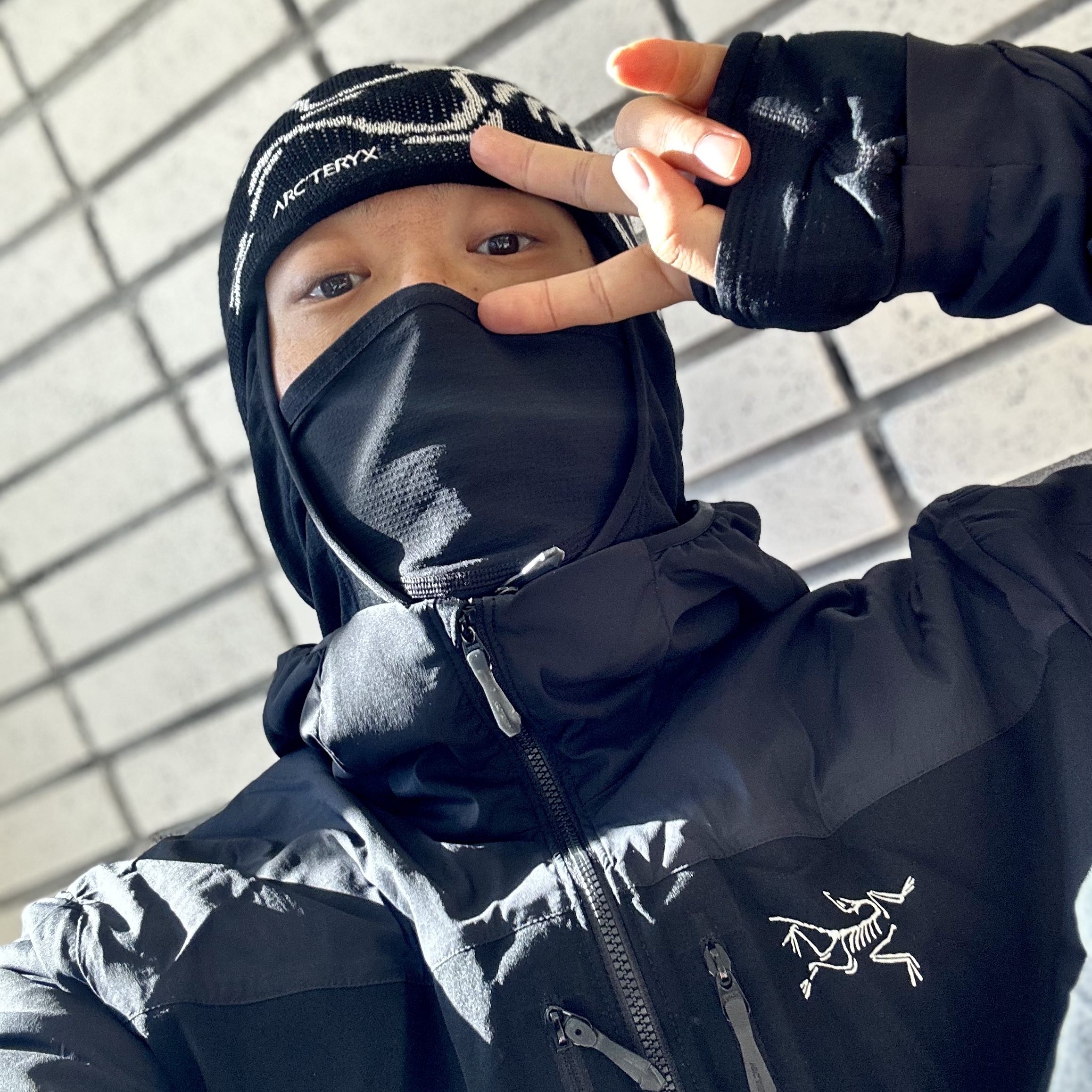 Arc'teryx Bird Head Toque Orca 착용 스타일