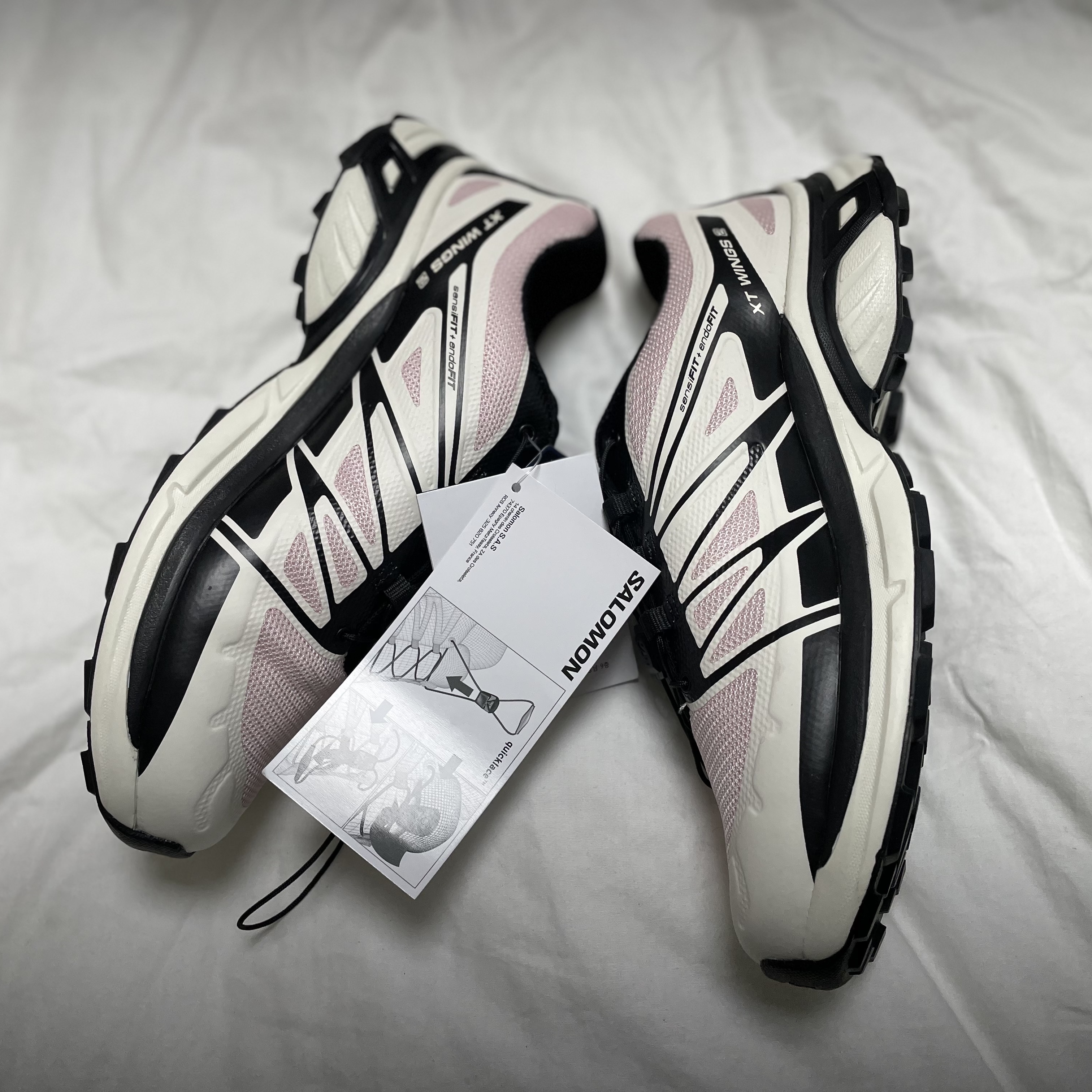 Salomon XT-Wings 2 Cradle Pink 착용 스타일 - 1