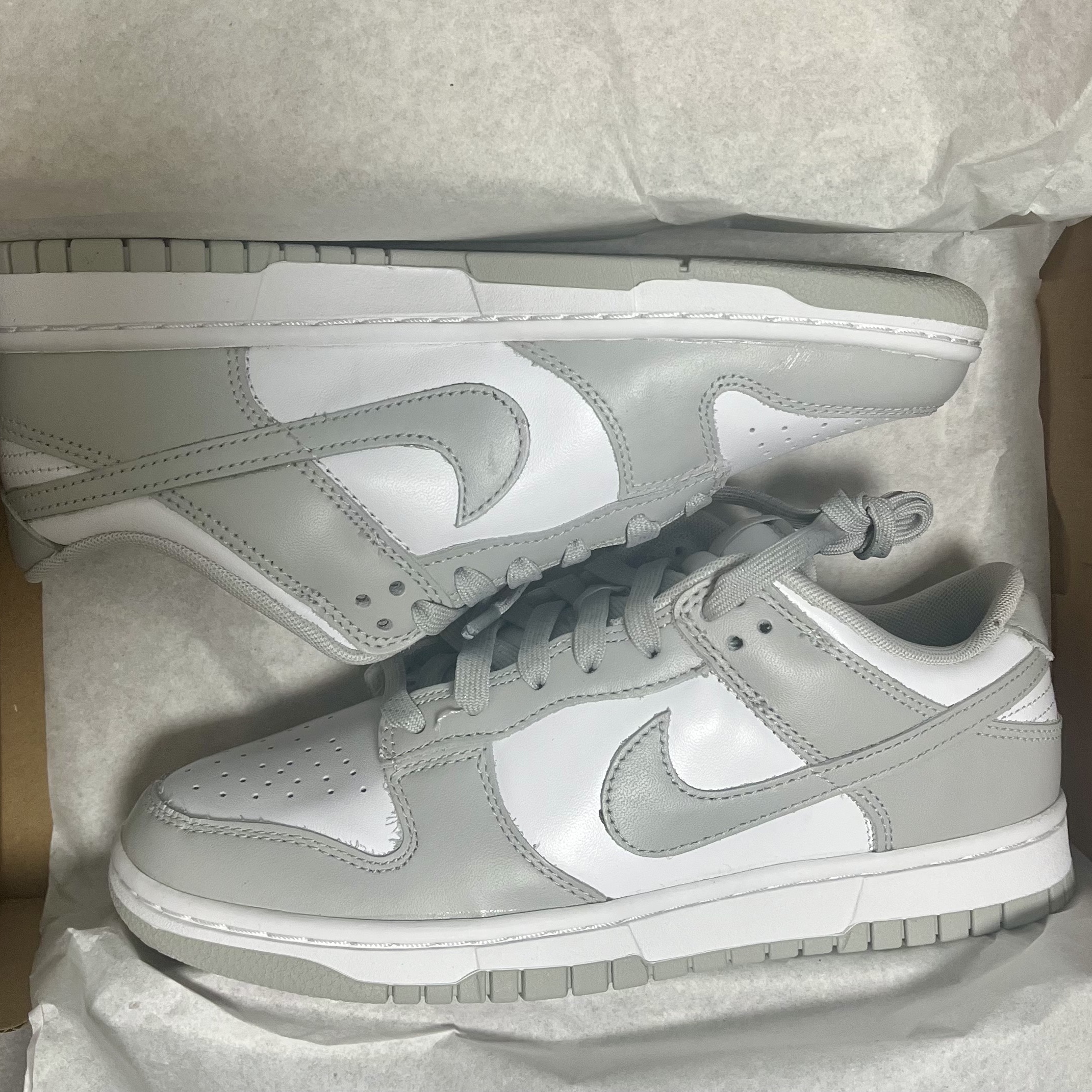 Nike Dunk Low Retro Grey Fog 착용 스타일