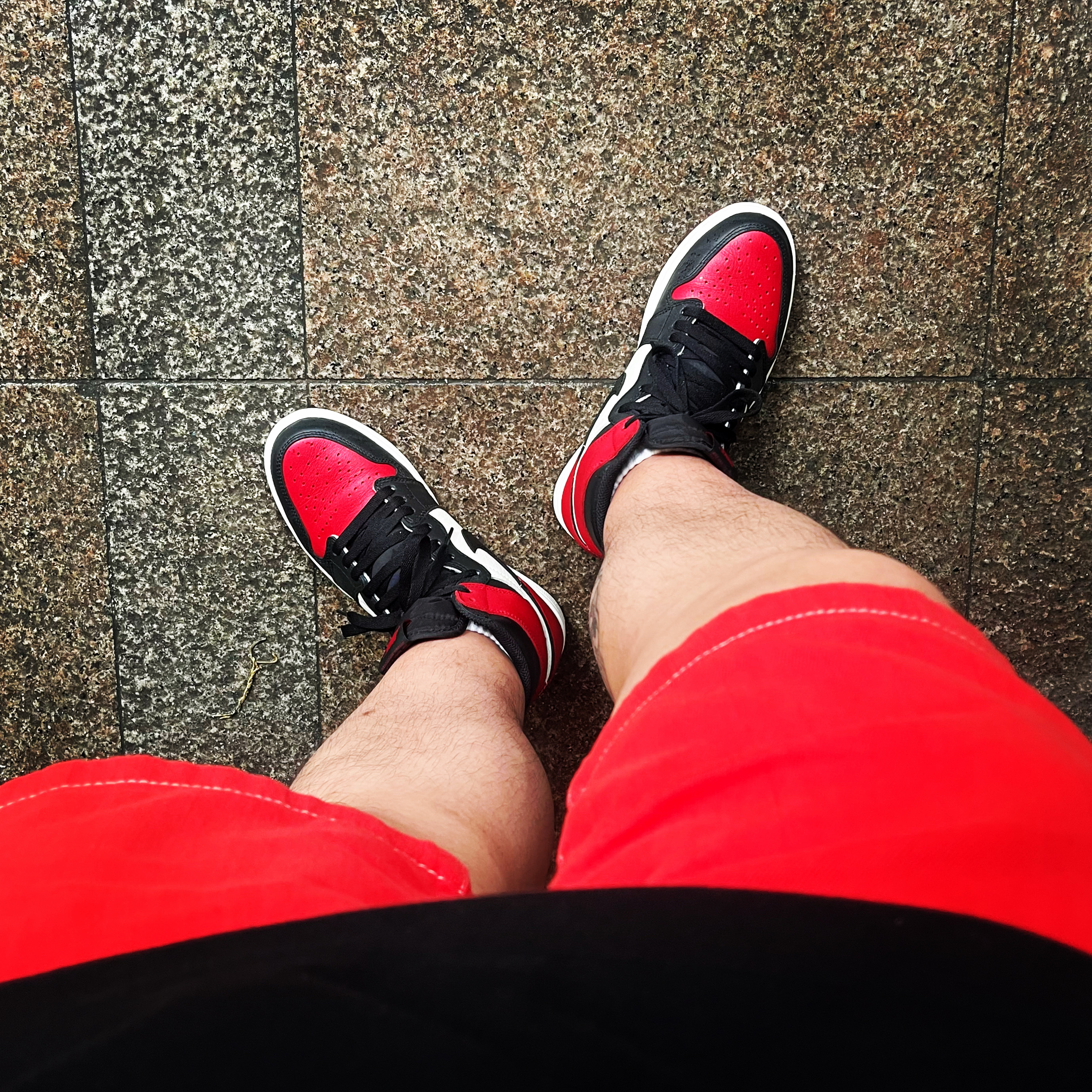 Jordan 1 Retro High OG Bred Toe 착용 스타일