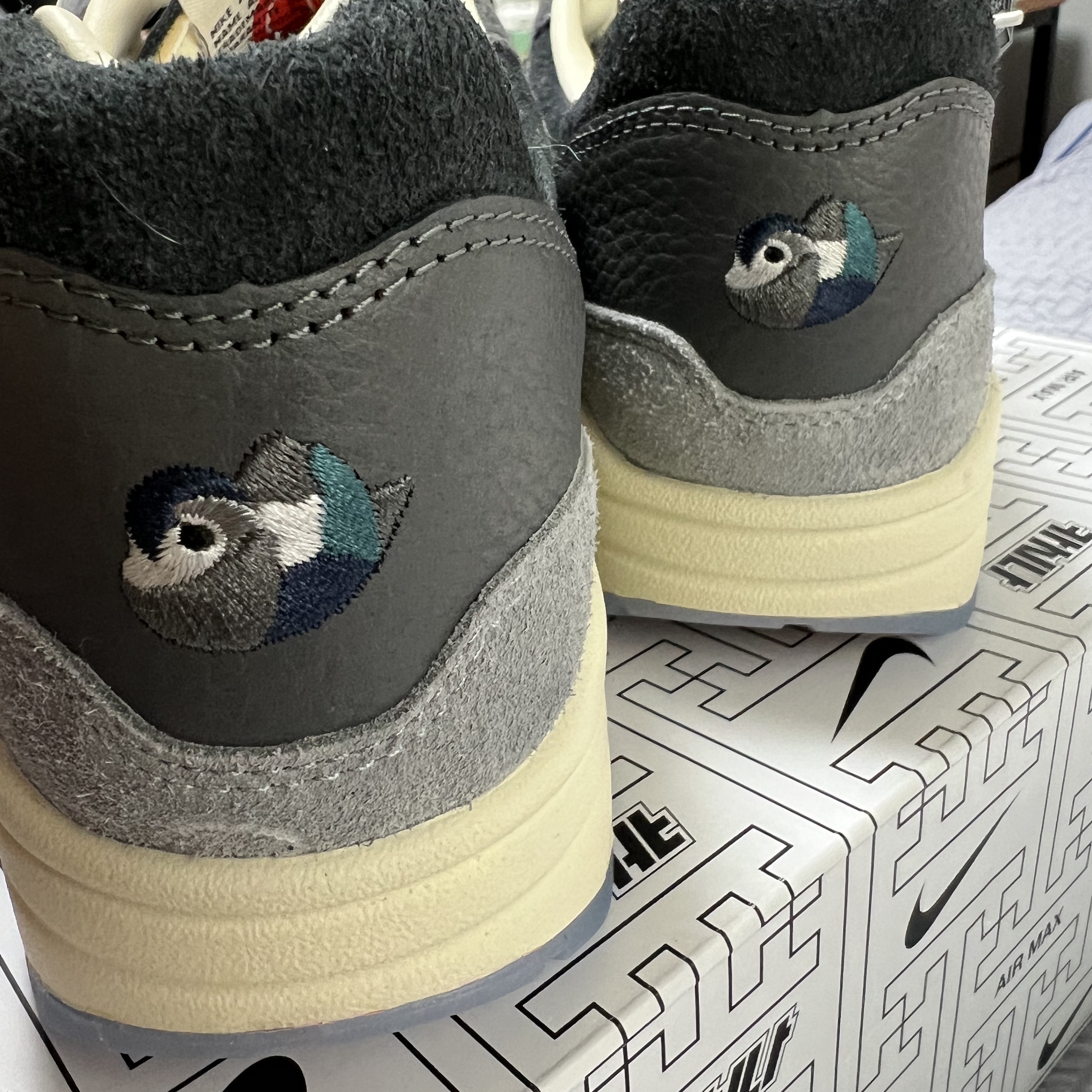 Nike x Kasina Air Max 1 SP Won-Ang Particle Grey 착용 스타일 - 3