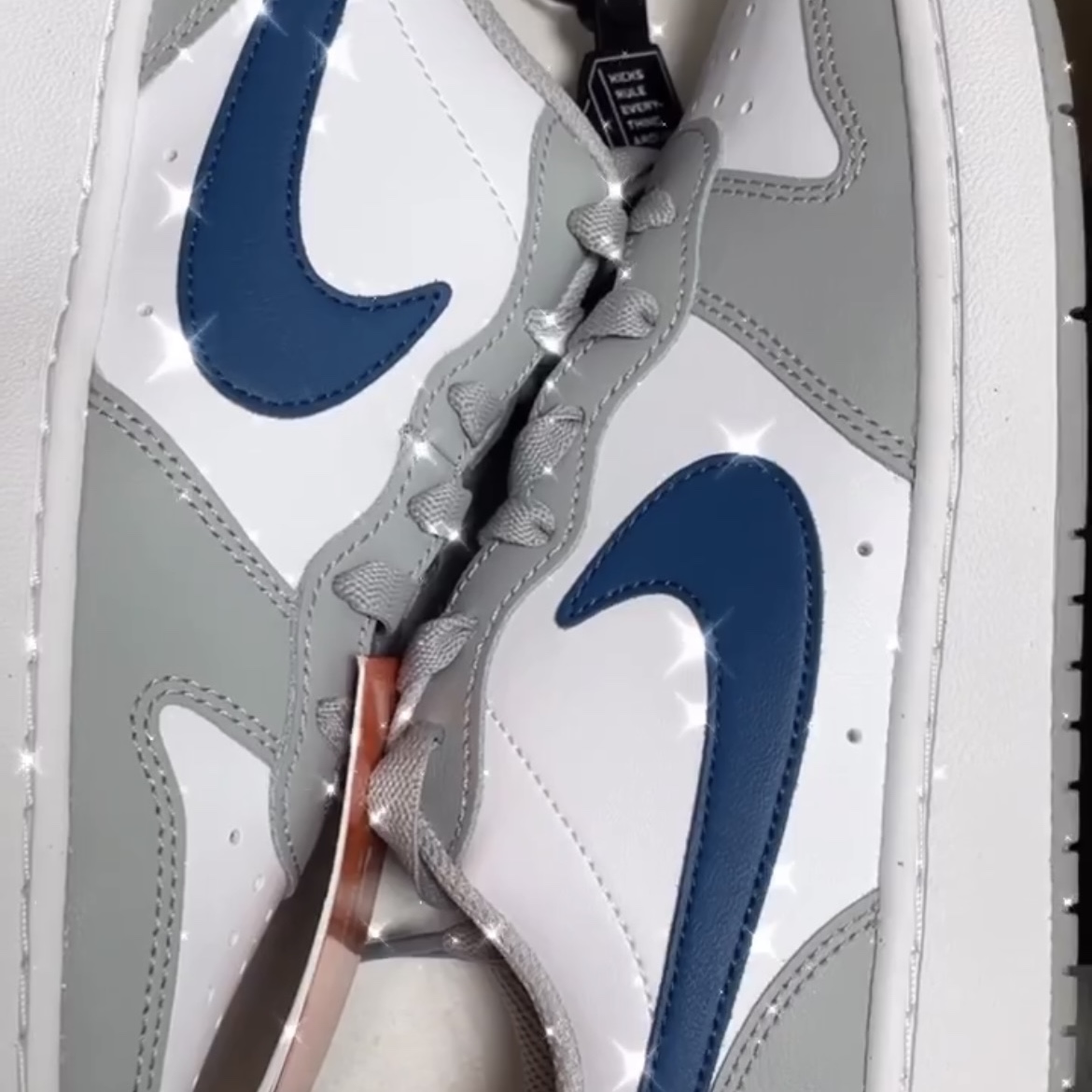(GS) Nike Court Borough Low 2 Light Smoke Grey 착용 스타일