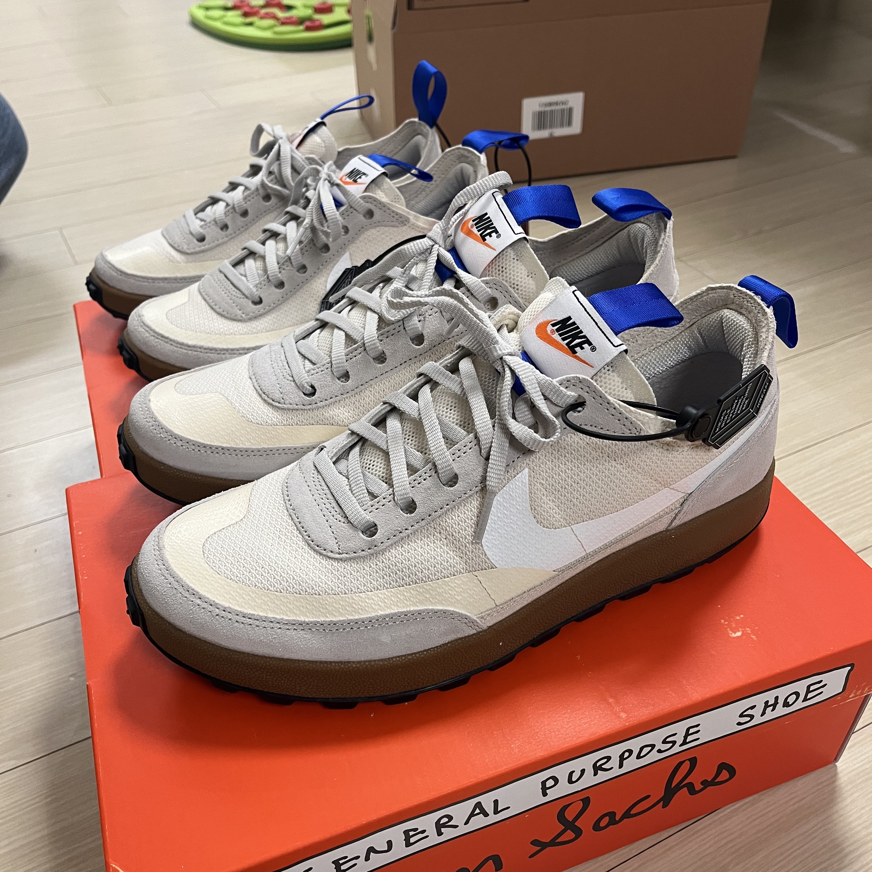 Nike x Tom Sachs General Purpose Shoe Light Cream 착용 스타일