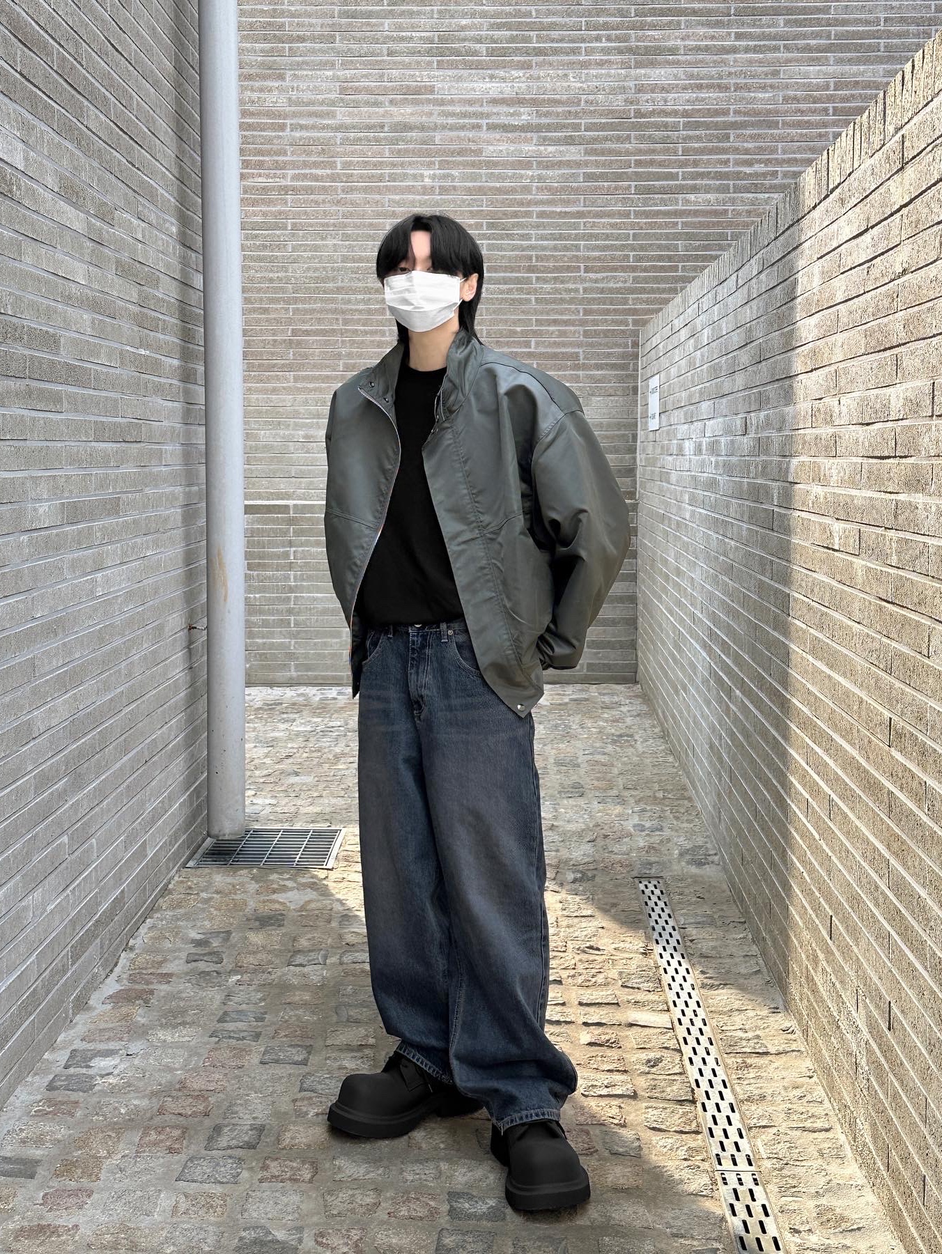 Balenciaga Steroid Derby Black 착용 스타일 - 4