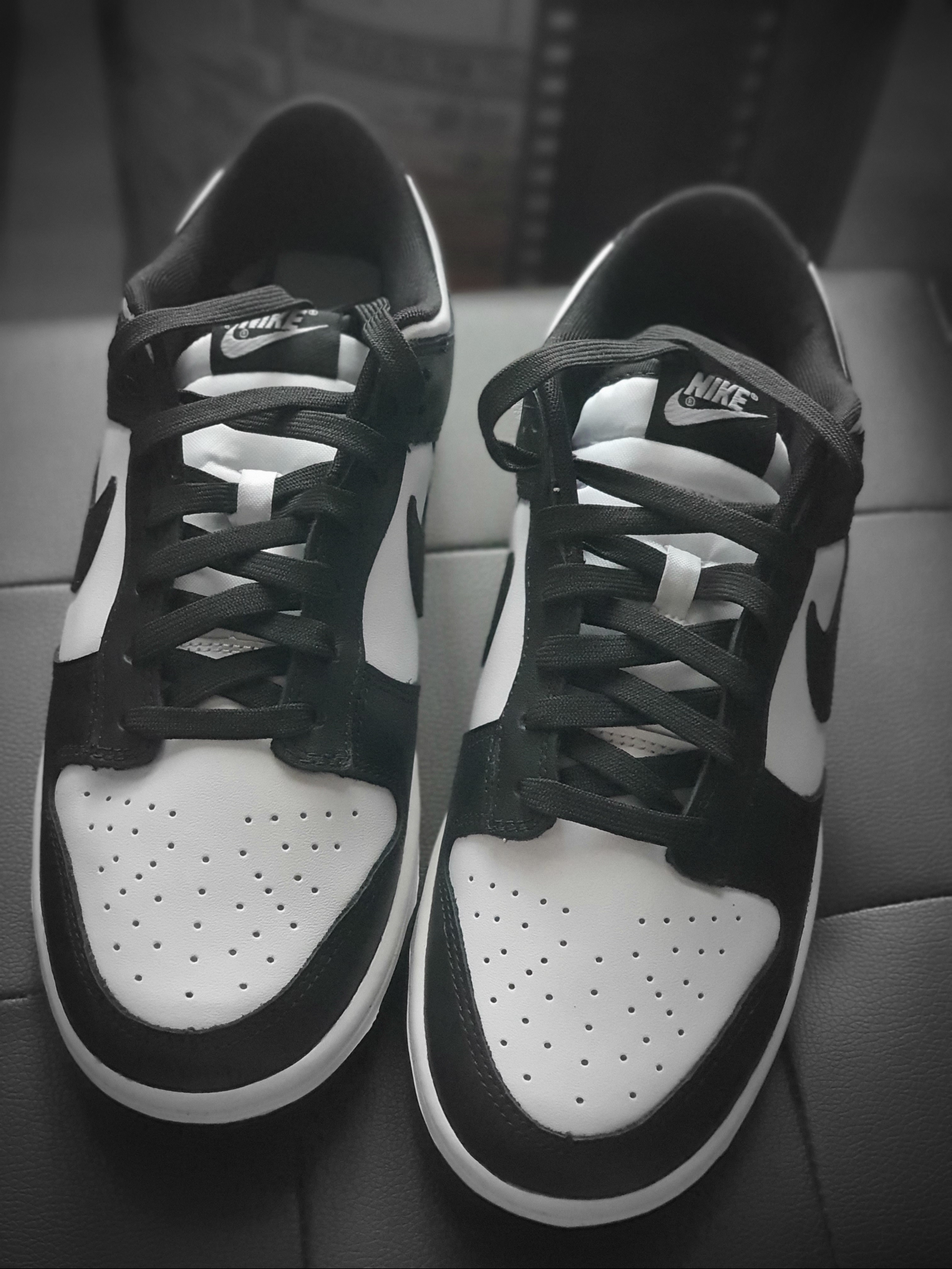 Nike Dunk Low Retro Black 착용 스타일 - 2