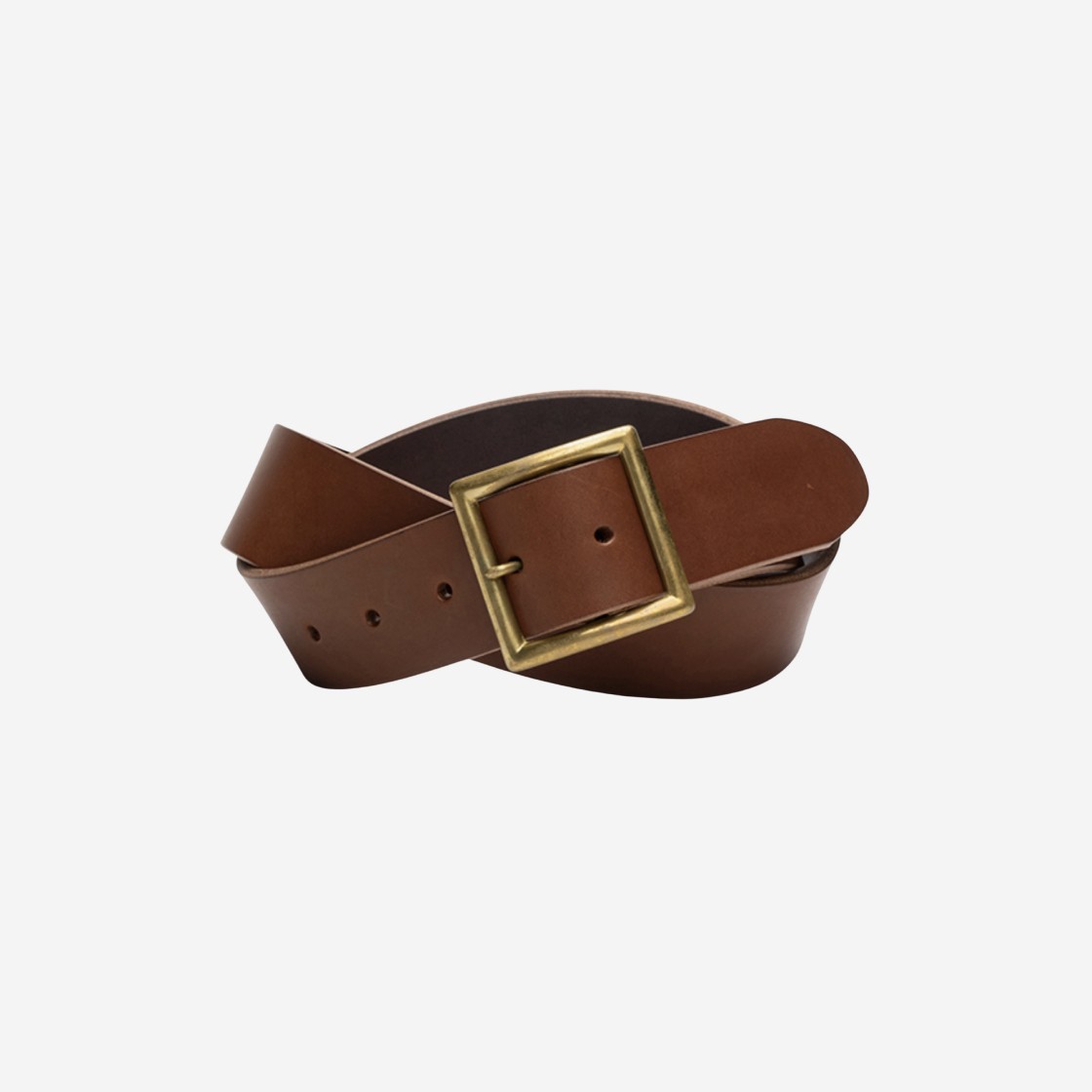 Visvim Plain Belt 40mm Brown - 23SS 상세 이미지 1