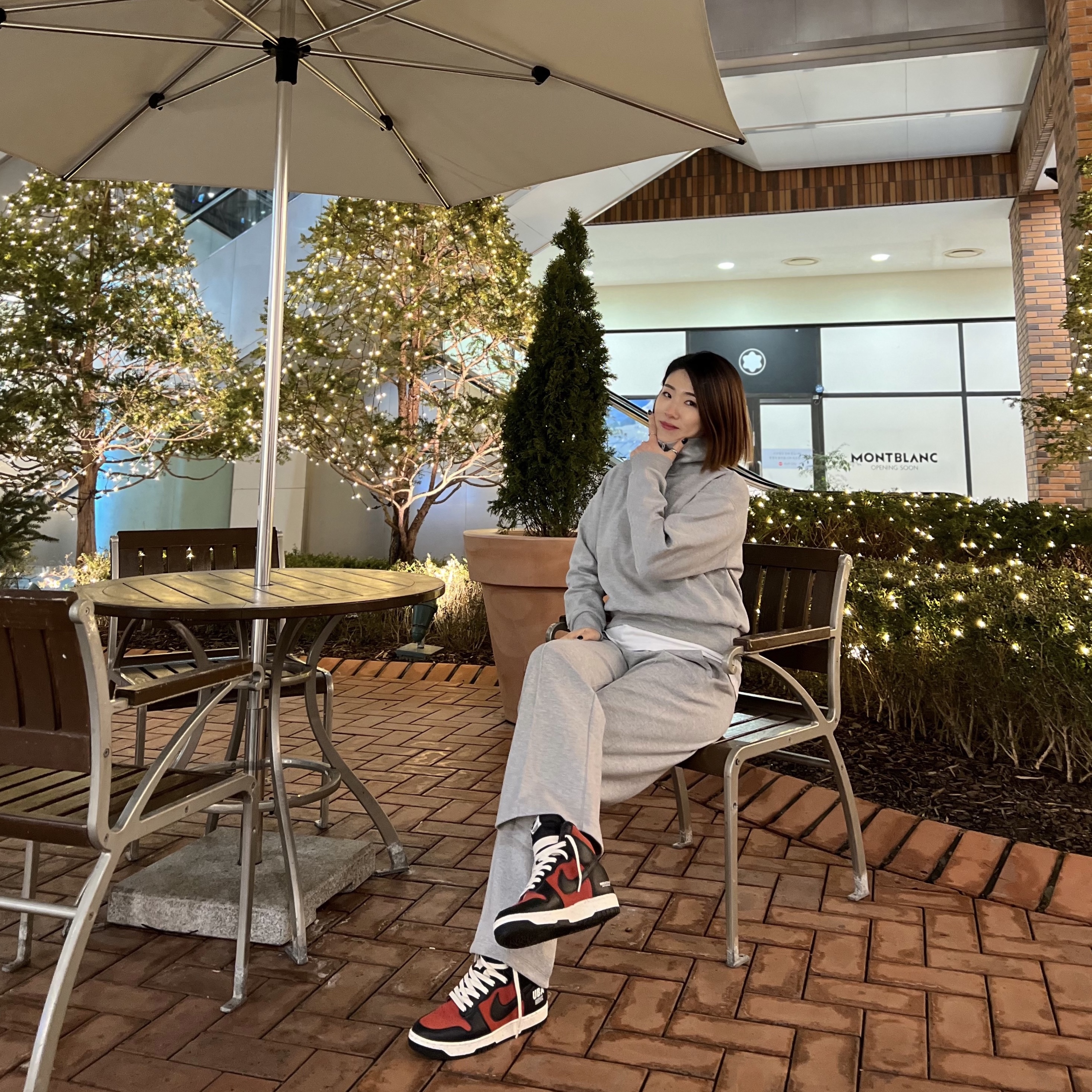 Nike x Undercover Dunk High 1985 Gym Red 착용 스타일 - 1