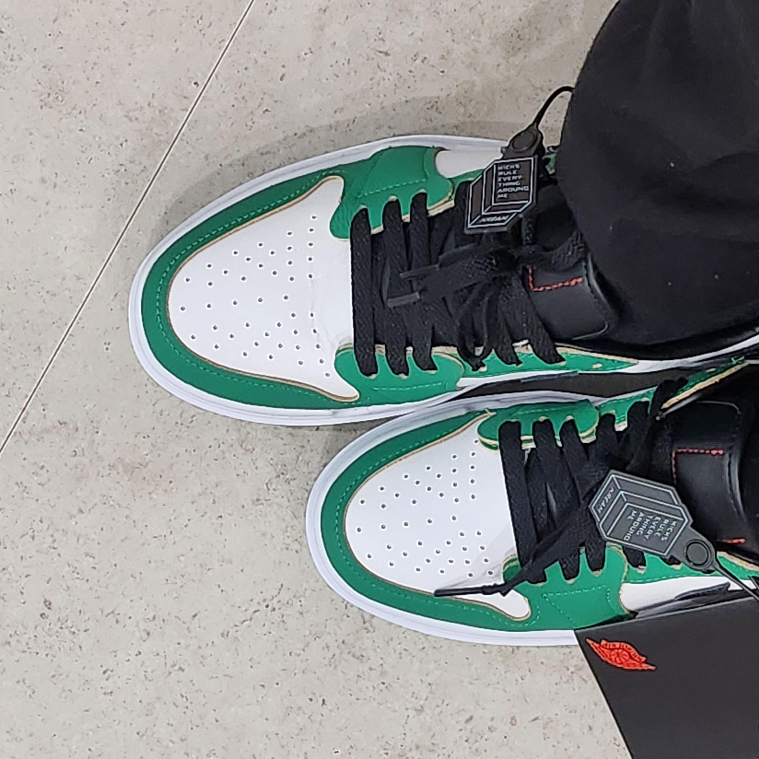 (W) Jordan 1 Elevate Low SE Lucky Green 착용 스타일