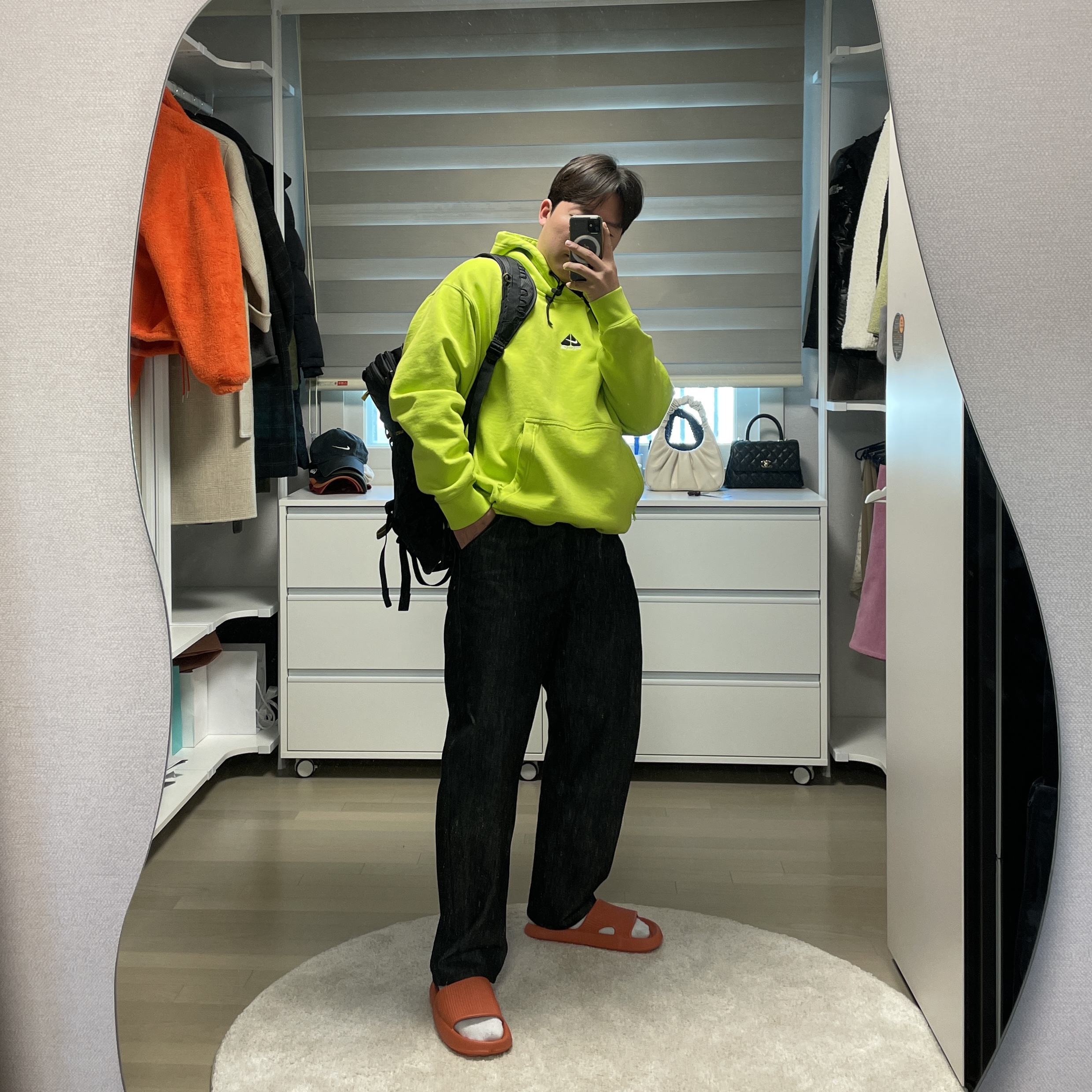 Nike ACG Therma-Fit Pullover Fleece Hoodie Cyber- US/EU 착용 스타일 - 1