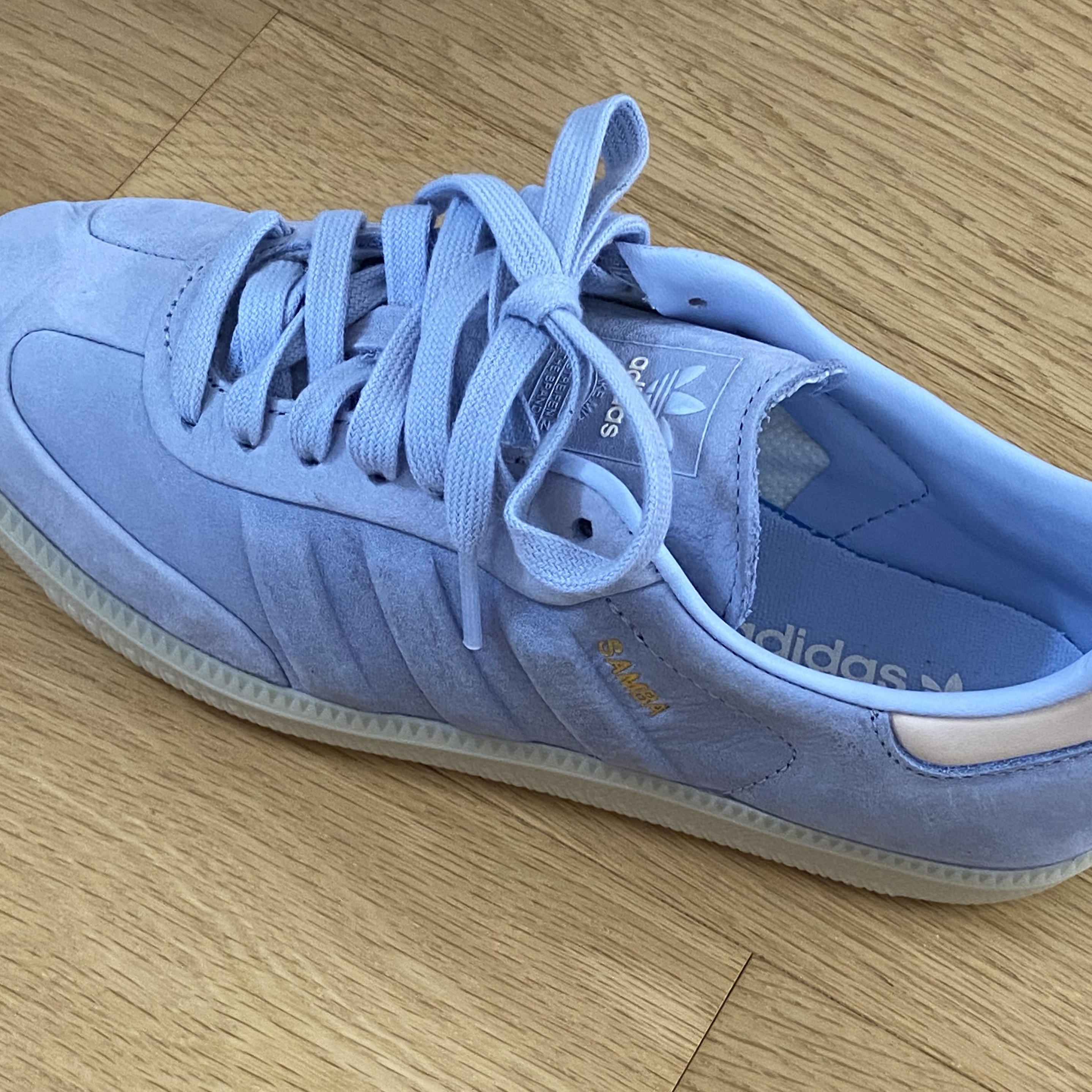 Adidas Samba OG Blue Dawn 착용 스타일 - 2