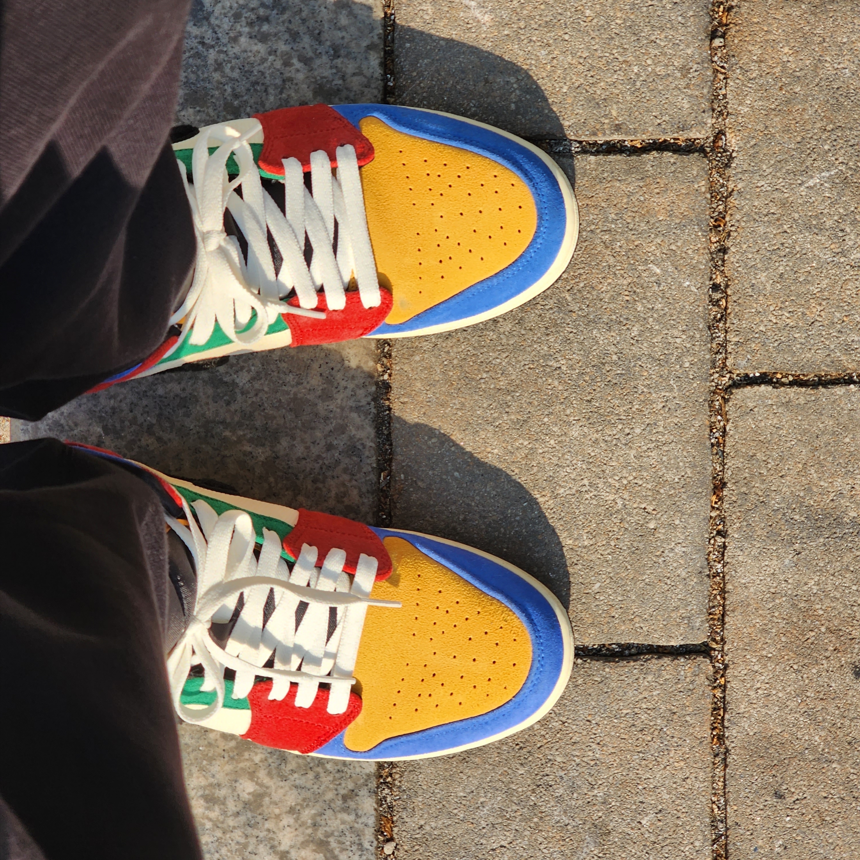 Jordan 1 x Blue The Great Mid SE Fearless 착용 스타일 - 2