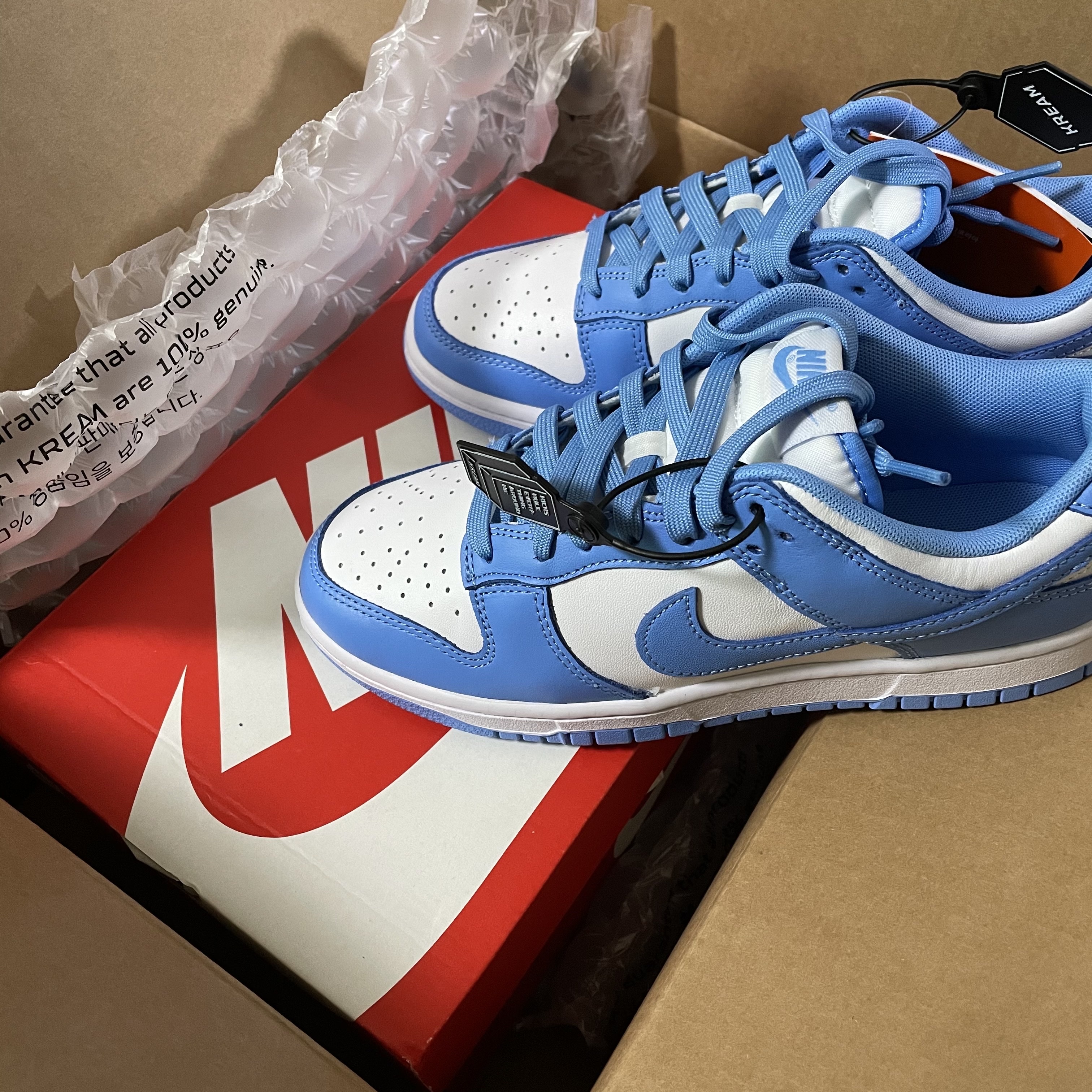 Nike Dunk Low Retro University Blue 착용 스타일