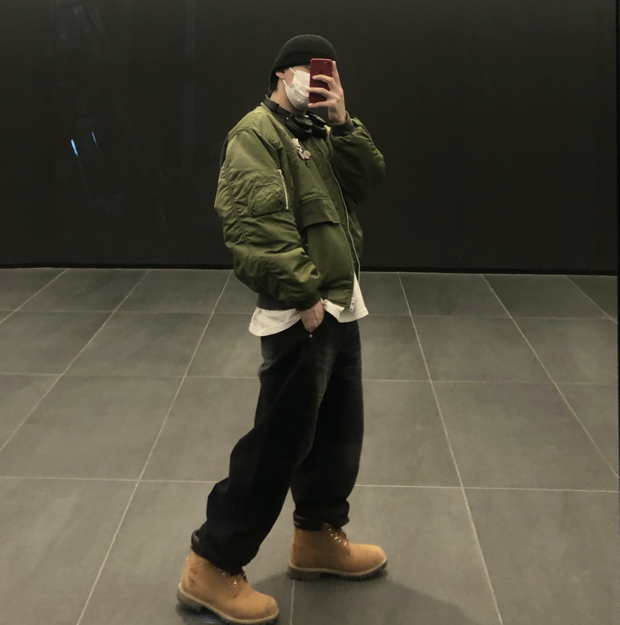 Timberland x Comme des Garcons Shirt x Supreme 6 Inch Boot Wheat - Medium 착용 스타일
