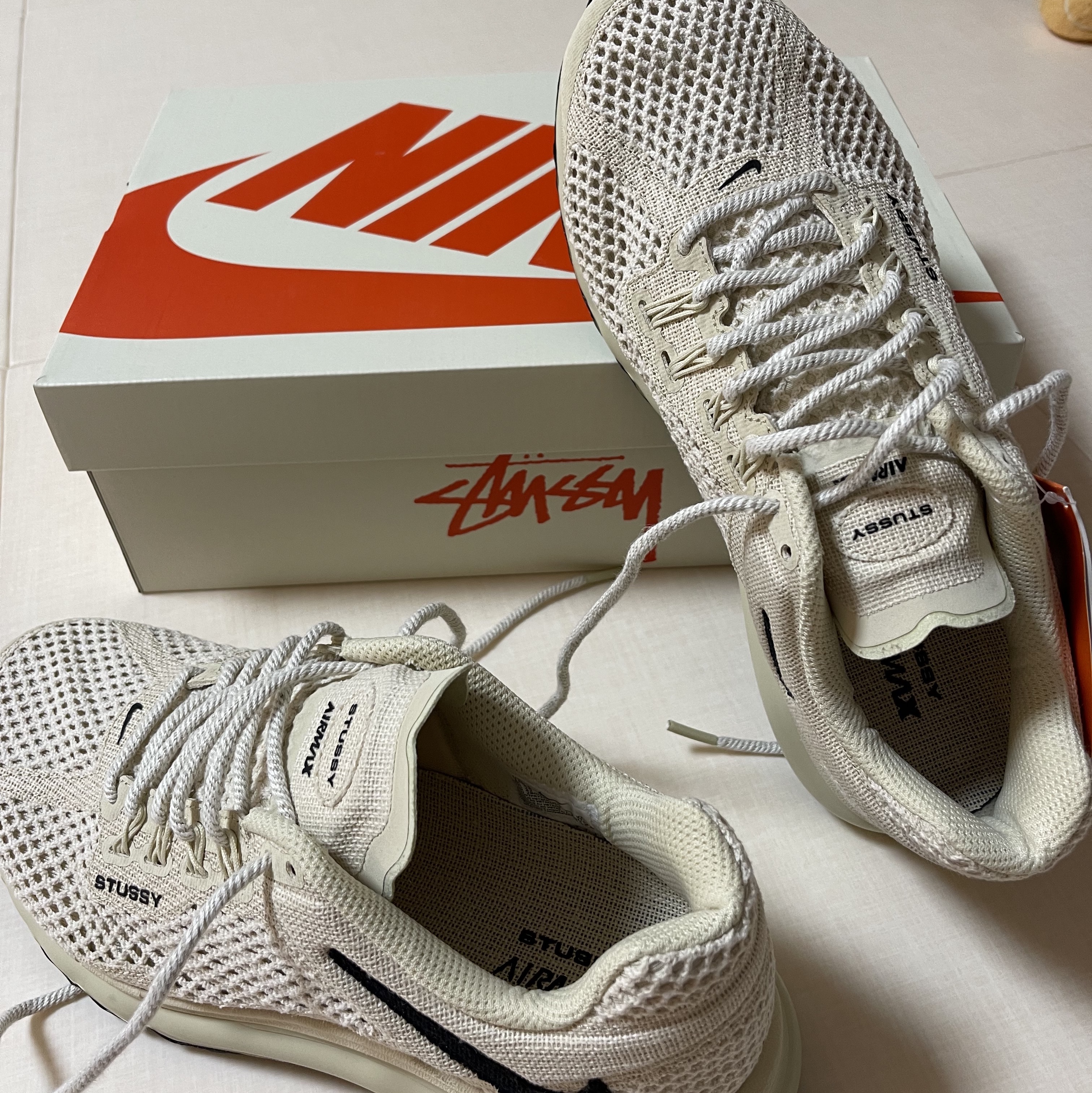 Nike x Stussy Air Max 2013 Fossil 착용 스타일 - 4