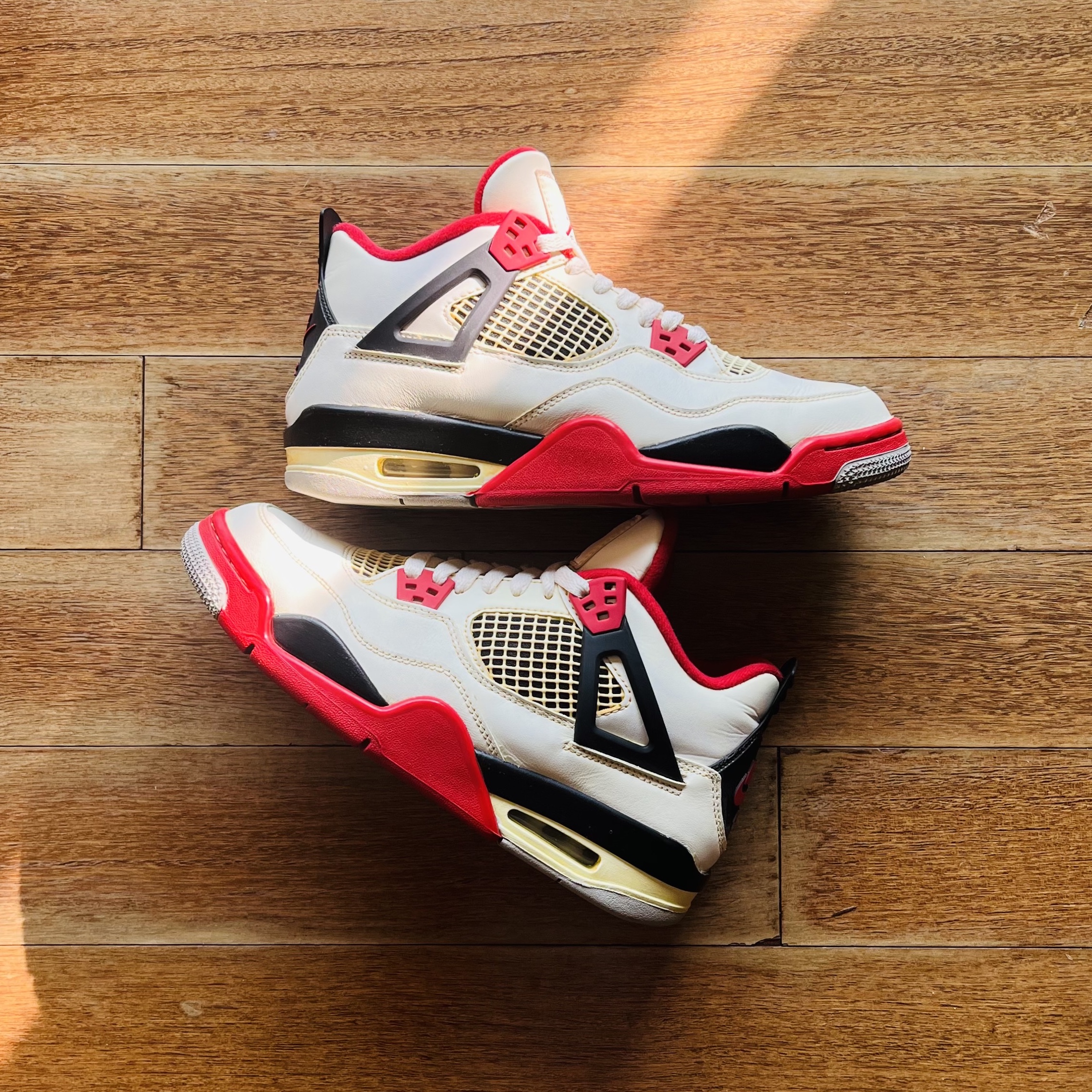(GS) Jordan 4 Retro OG Fire Red 2020 착용 스타일