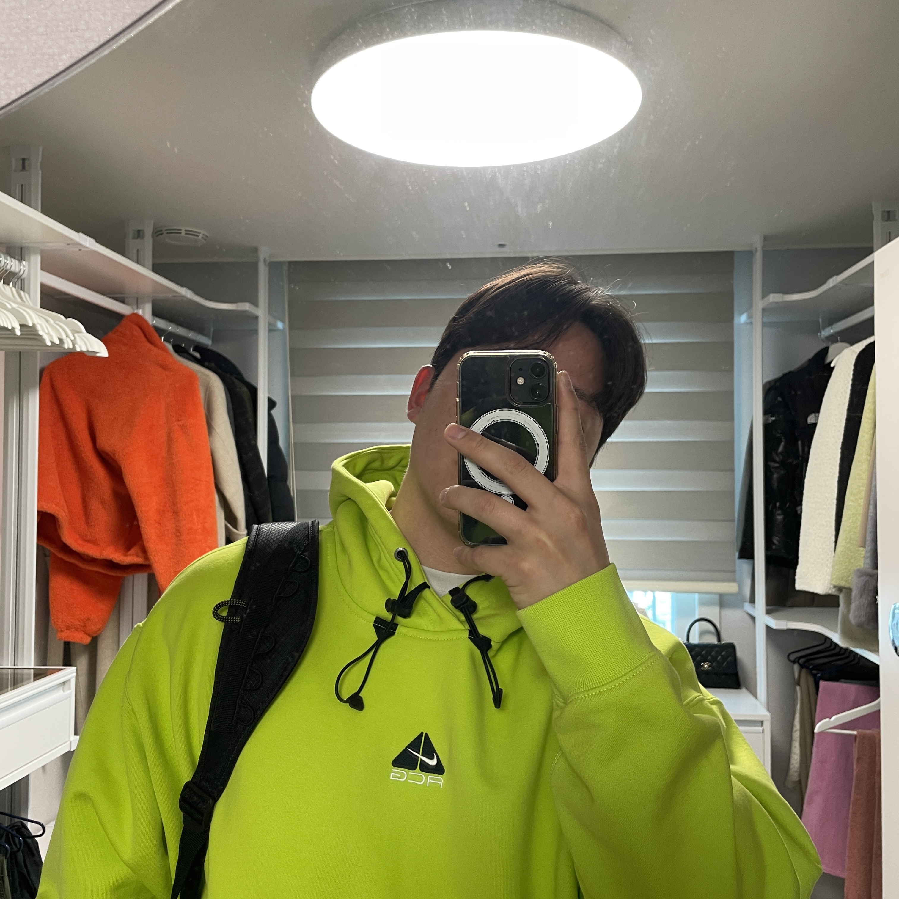 Nike ACG Therma-Fit Pullover Fleece Hoodie Cyber- US/EU 착용 스타일 - 2