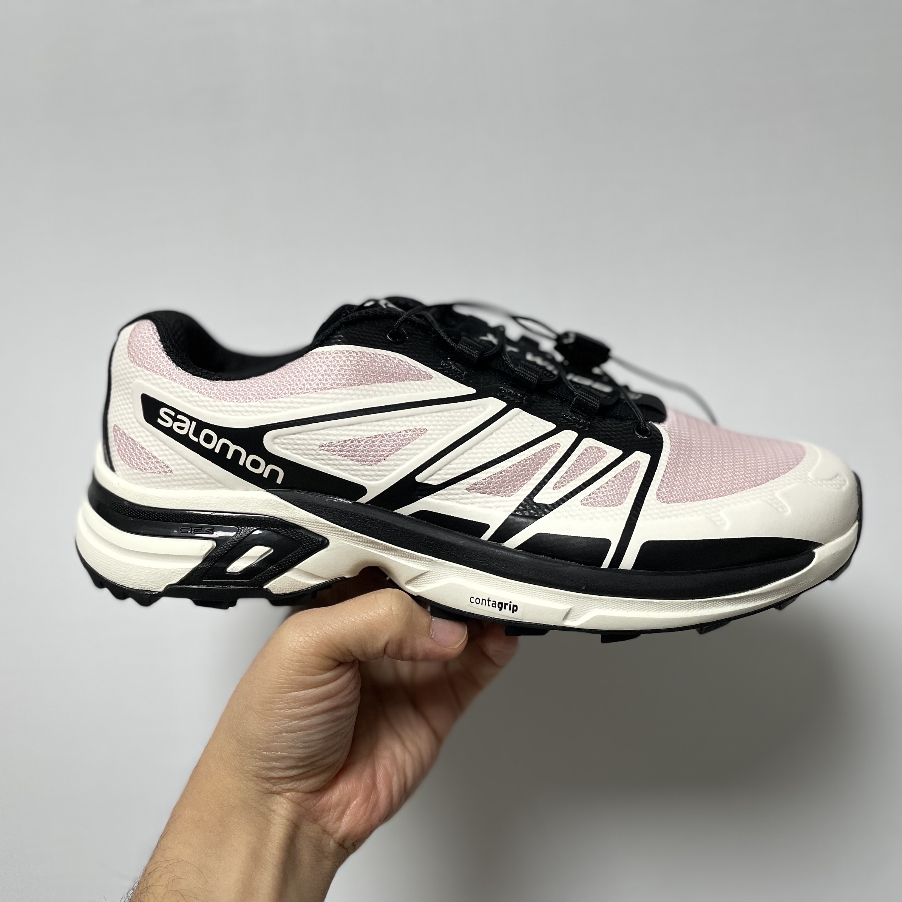 Salomon XT-Wings 2 Cradle Pink 착용 스타일 - 5
