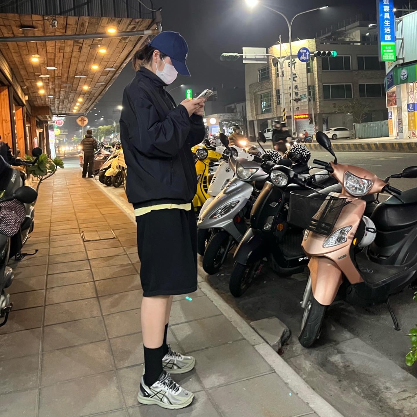 Asics Jog 100 S Sheet Rock - 2E Wide 착용 스타일