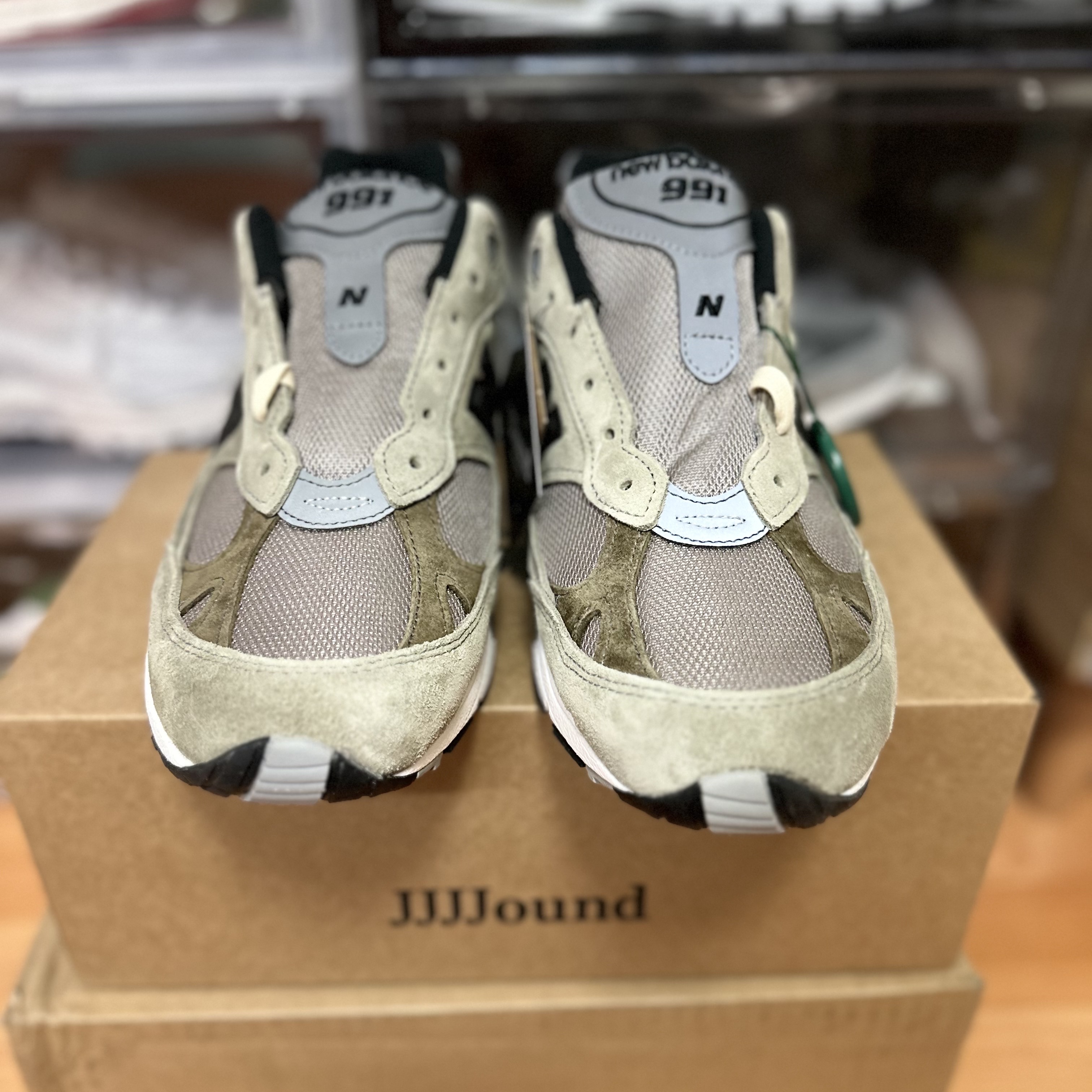 New Balance x JJJJound 991 Made in UK Grey 착용 스타일 - 3