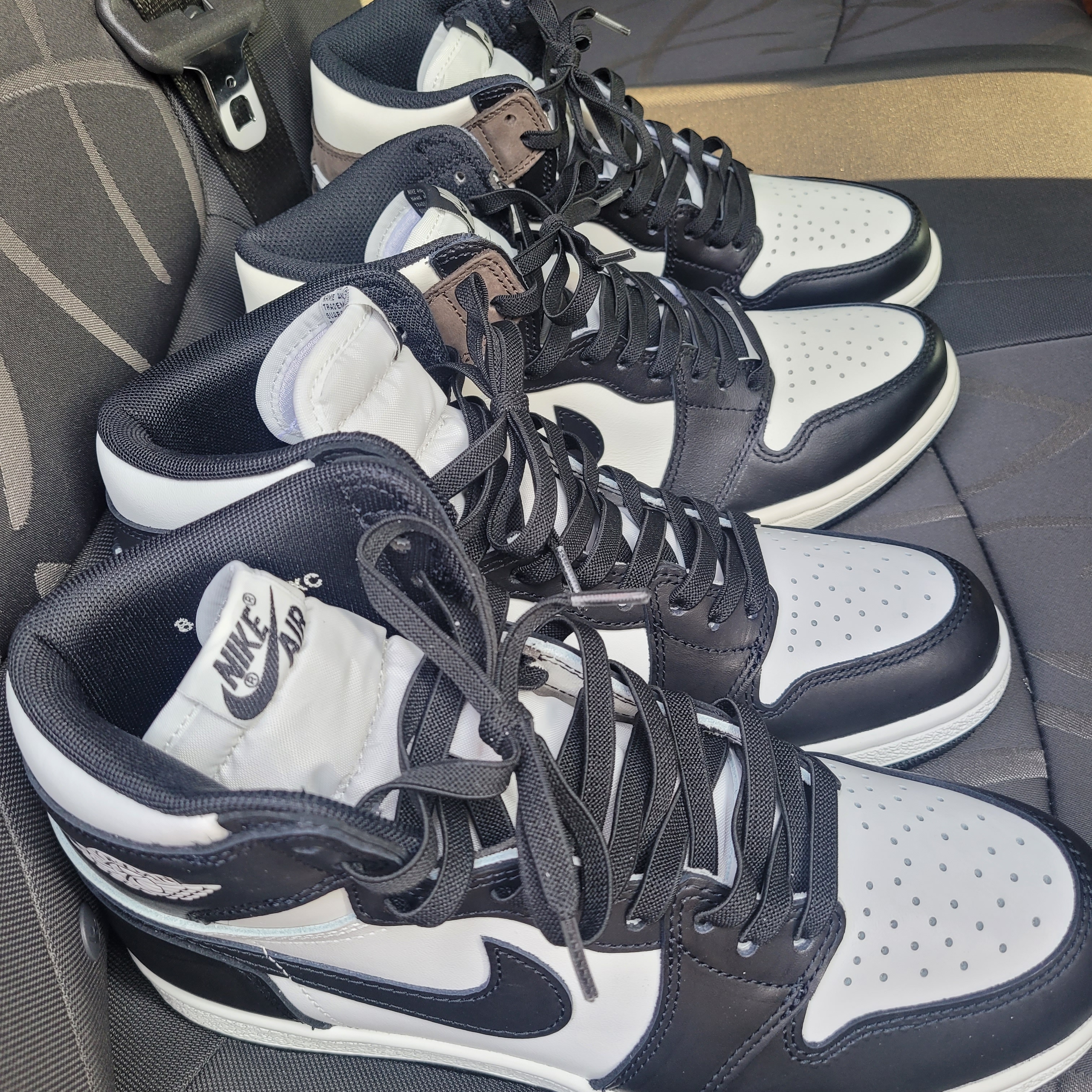 Jordan 1 High 85 Black White, Jordan 1 Retro High OG Black Mocha 착용 스타일 - 2