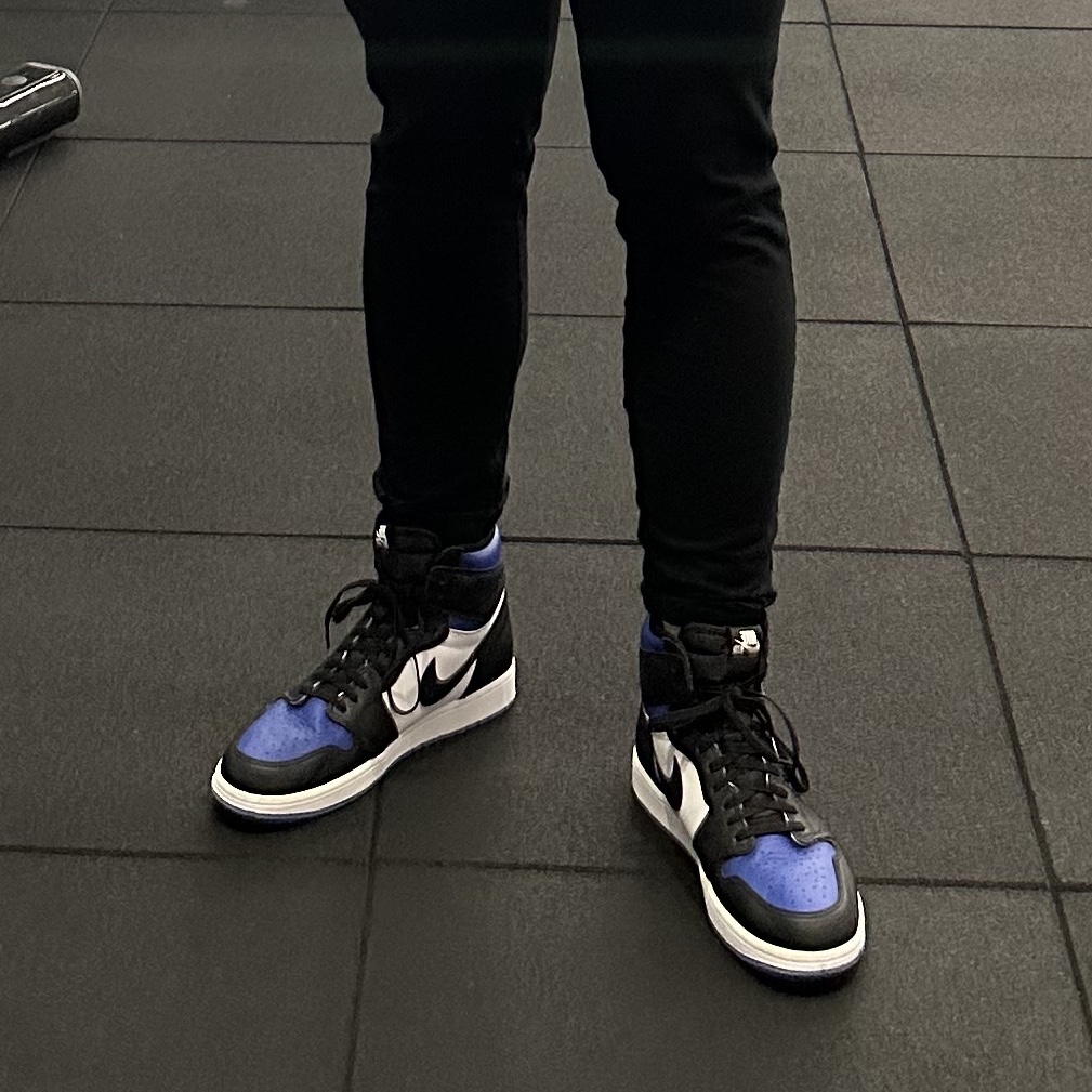 Jordan 1 Retro High OG Royal Toe 착용 스타일