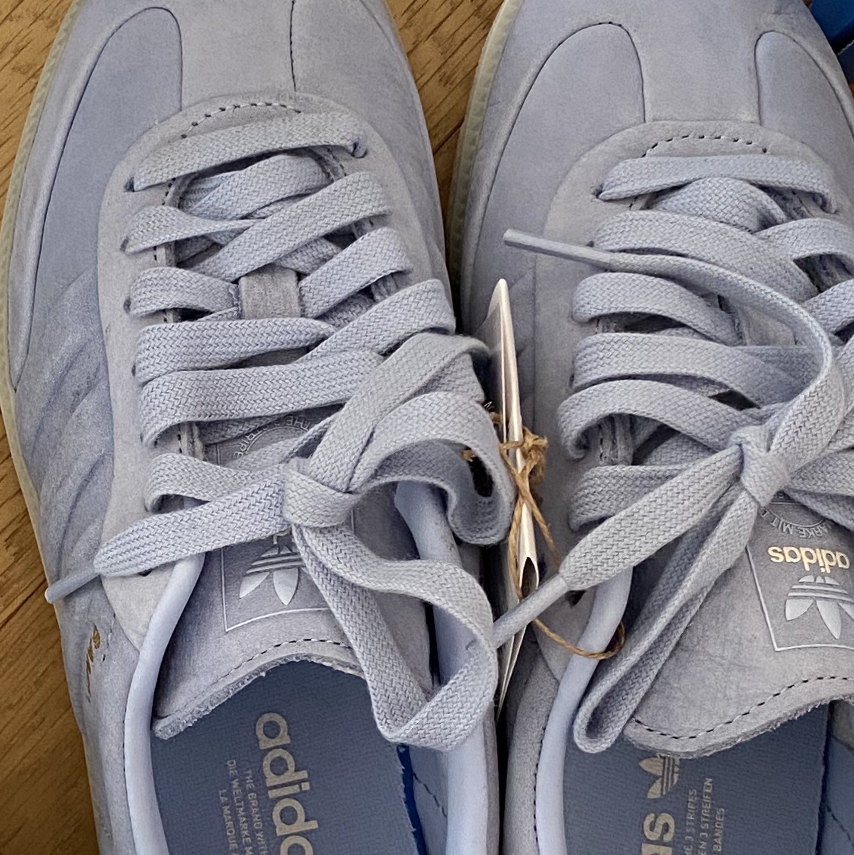 Adidas Samba OG Blue Dawn 착용 스타일 - 1