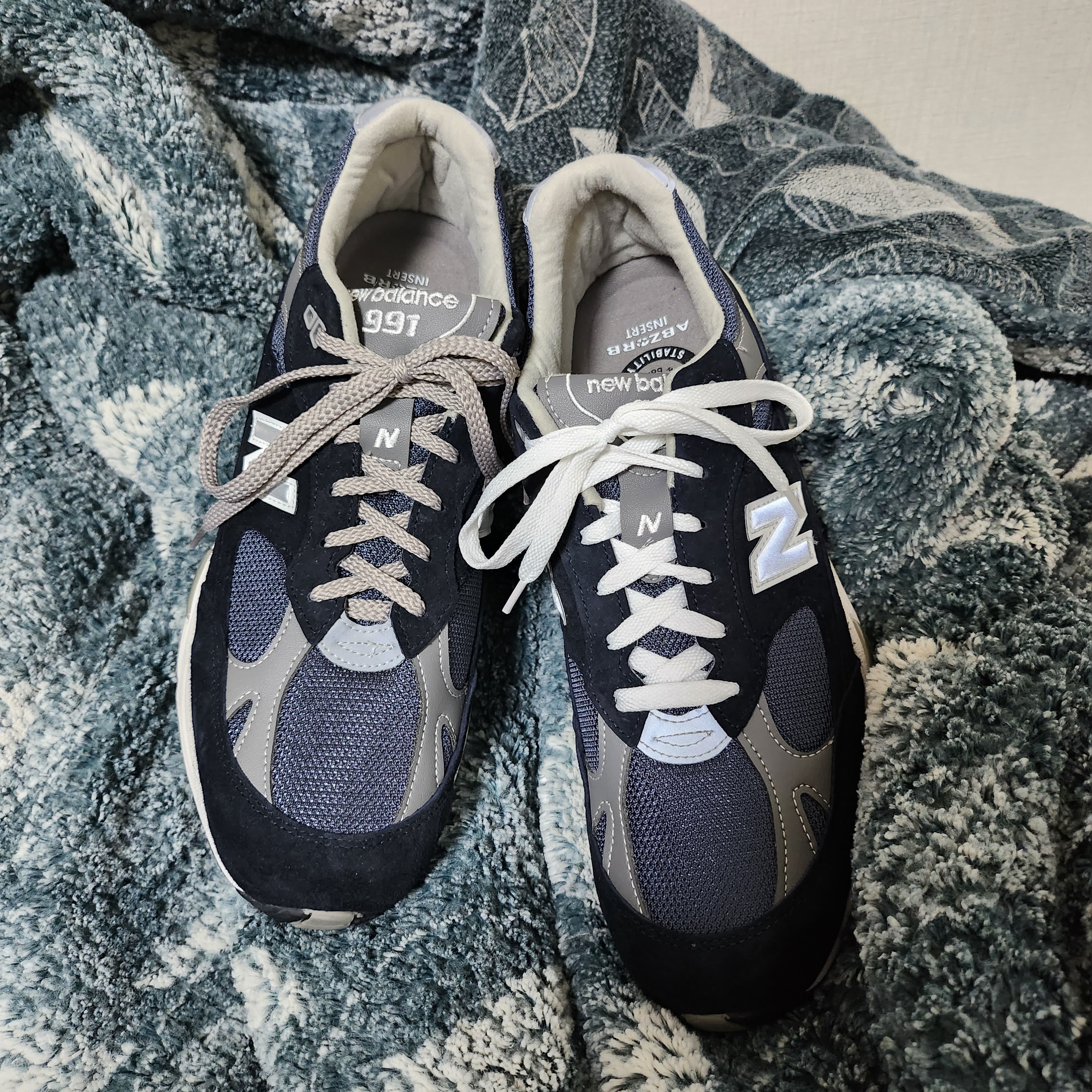 New Balance 991 Made in UK Navy 착용 스타일