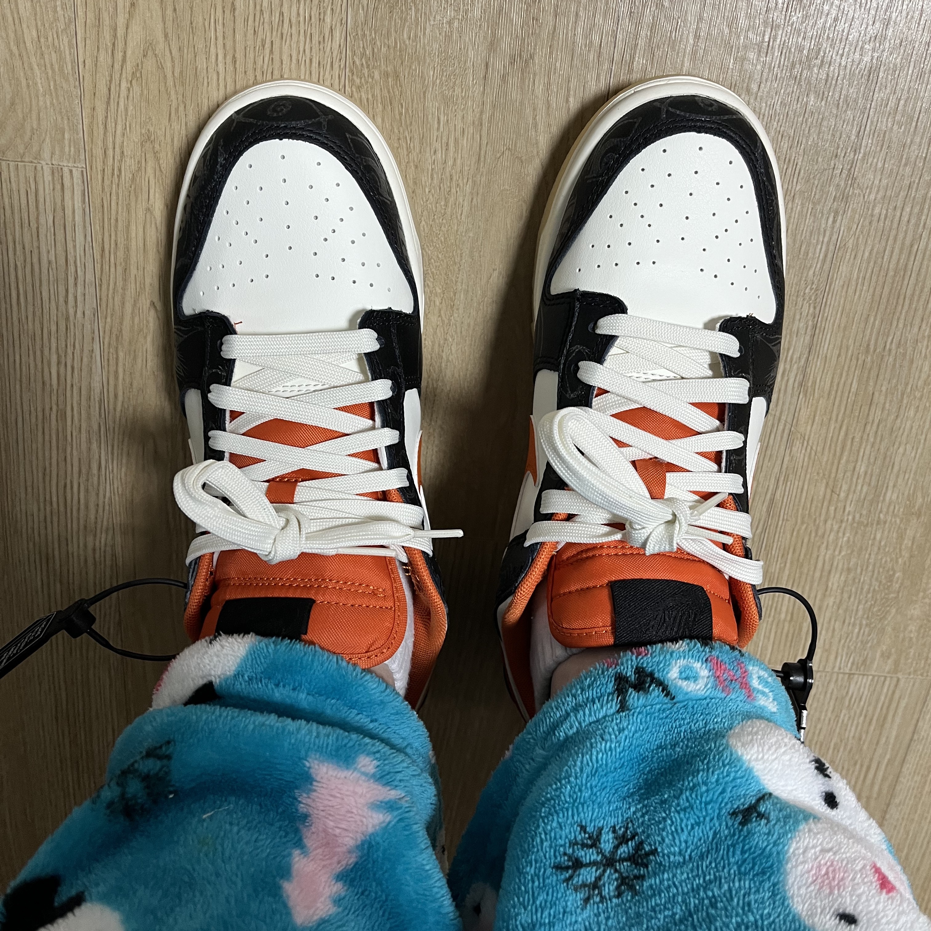 Nike Dunk Low Retro PRM Halloween 착용 스타일 - 3
