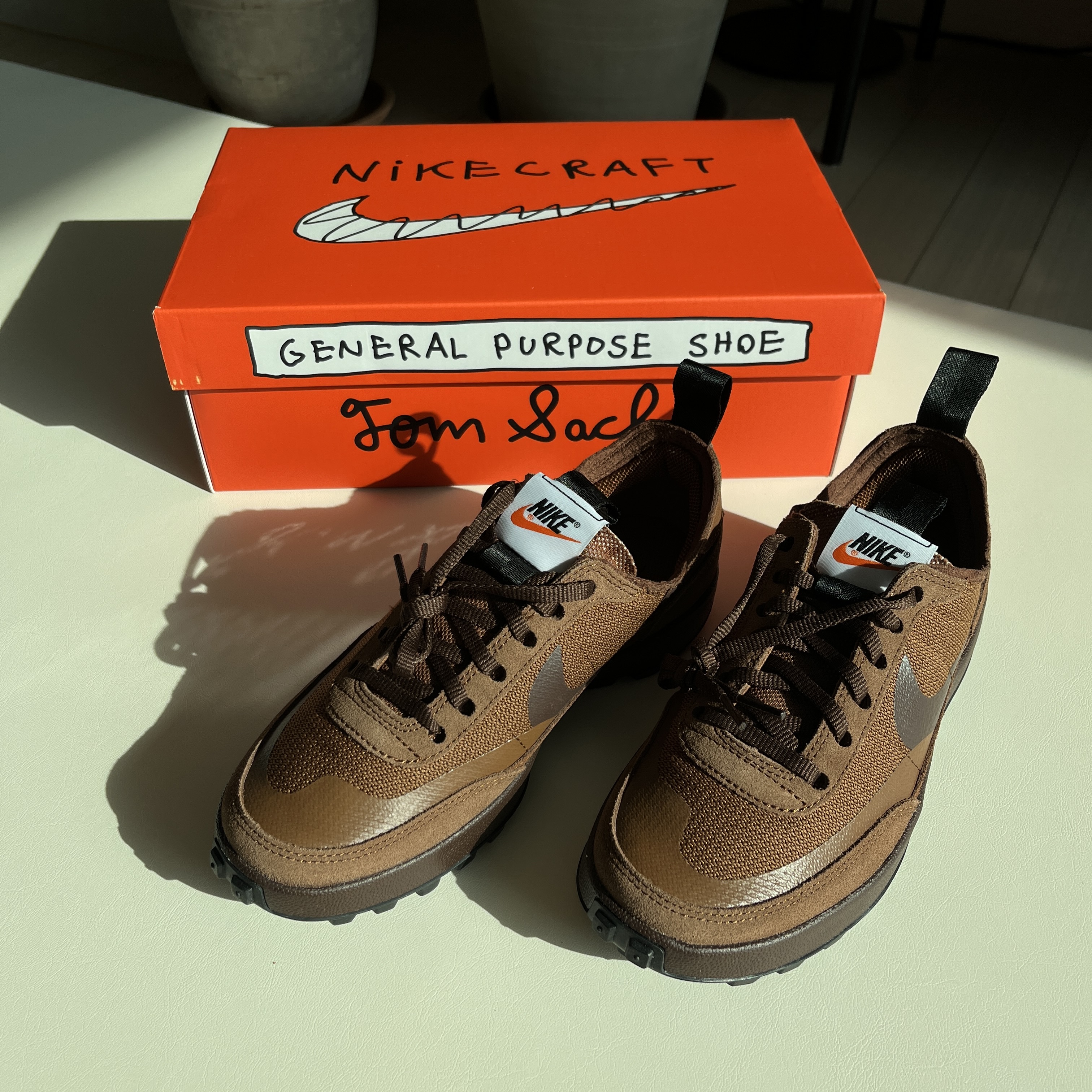 Nike x Tom Sachs General Purpose Shoe Brown 착용 스타일