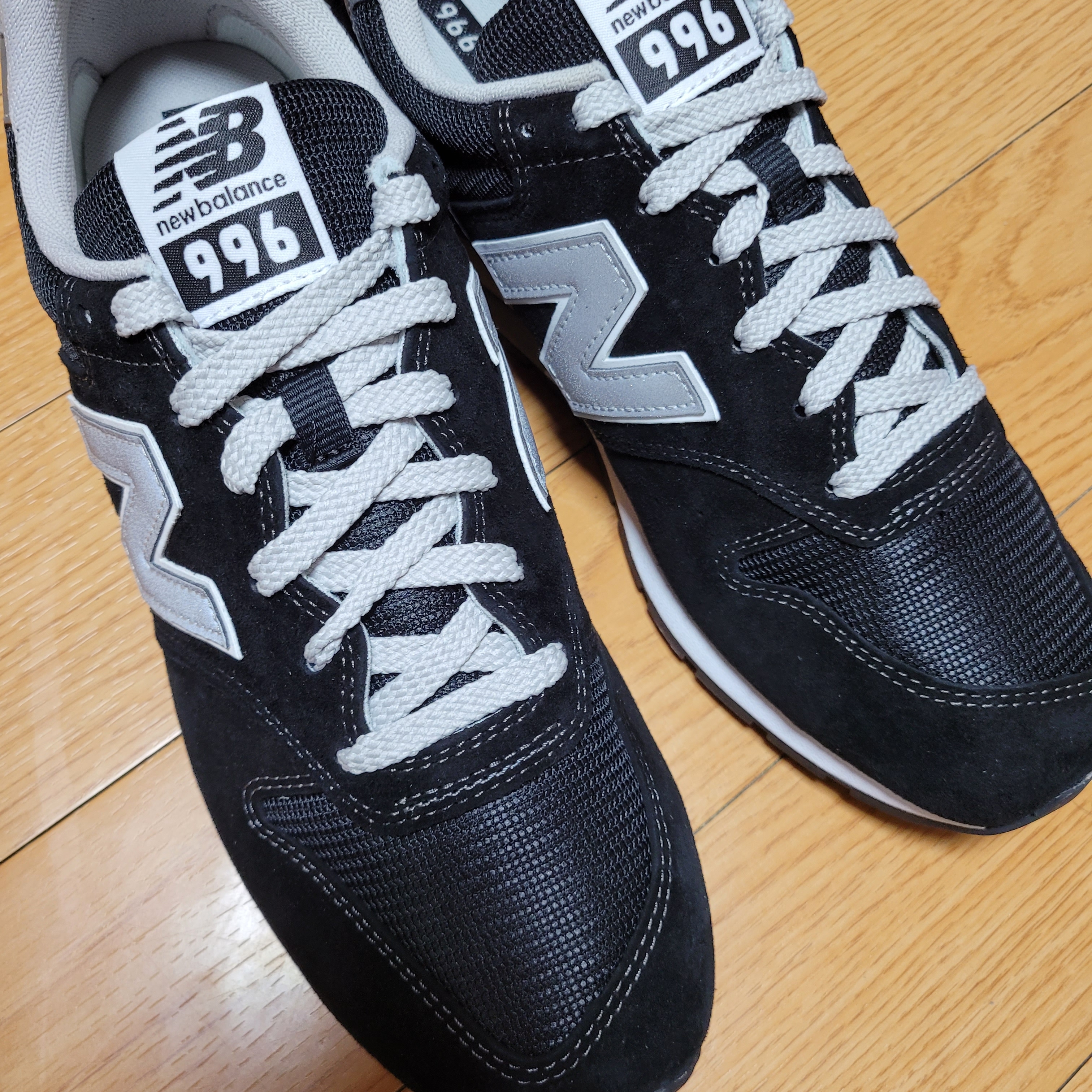 New Balance 996 Black 착용 스타일 - 4