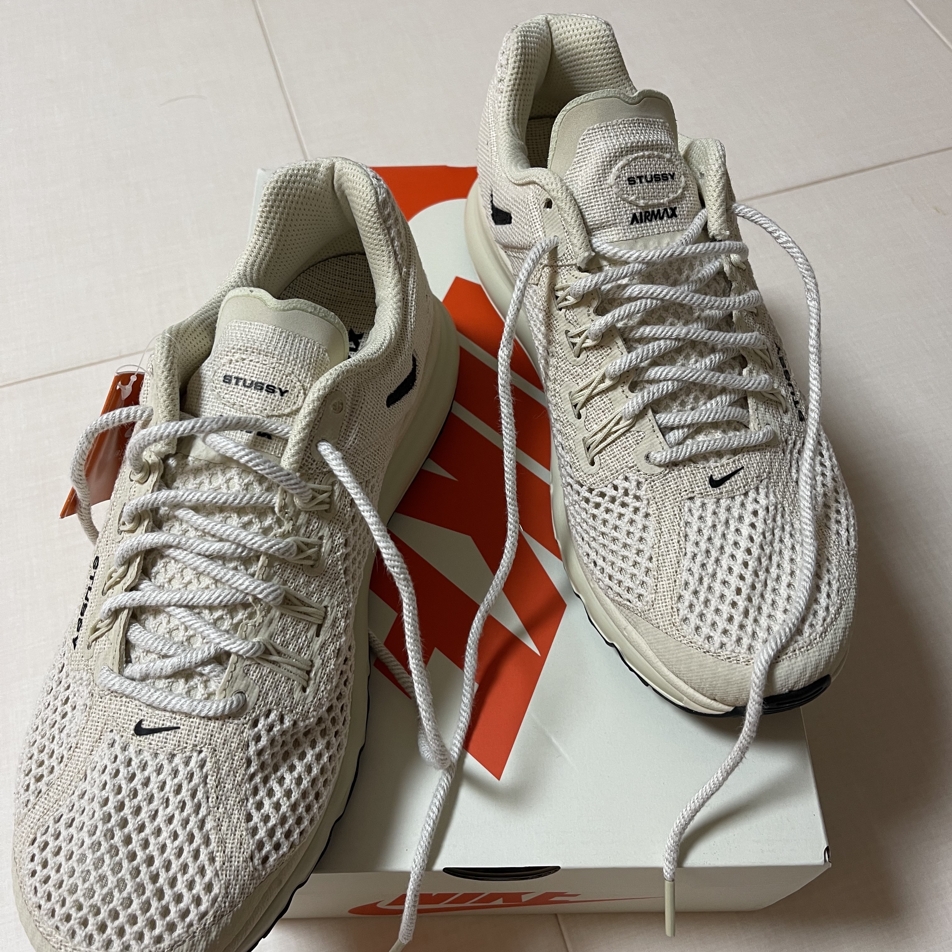 Nike x Stussy Air Max 2013 Fossil 착용 스타일 - 3