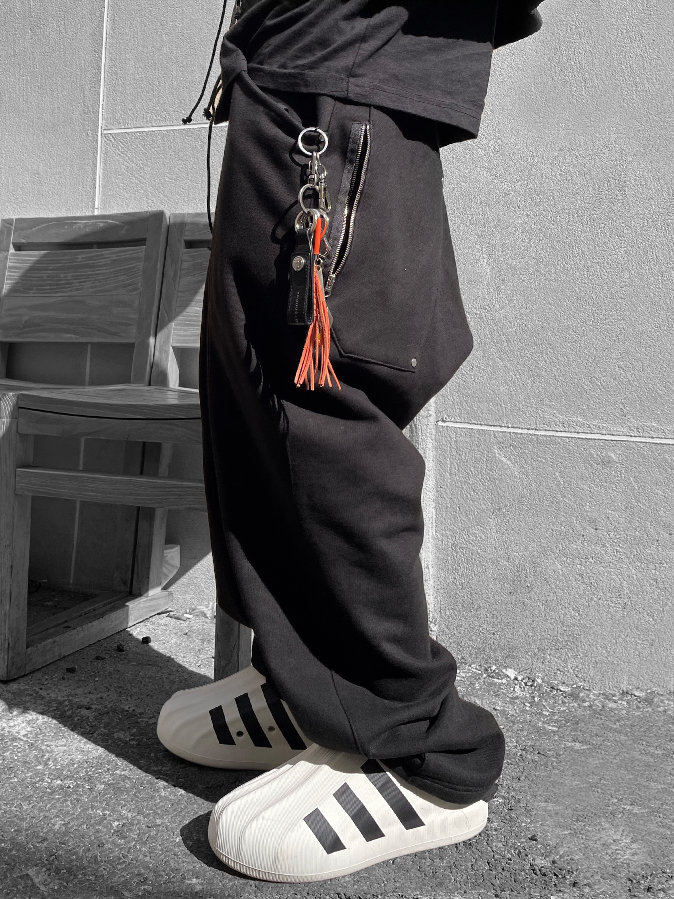Adidas Adifom Superstar Core White 착용 스타일 - 3